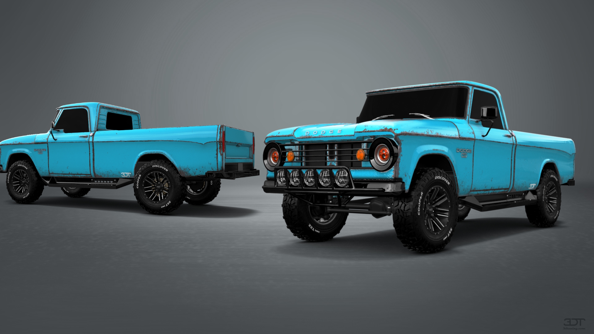 Dodge Power Wagon W200 2 Door pickup truck 1966 tuning