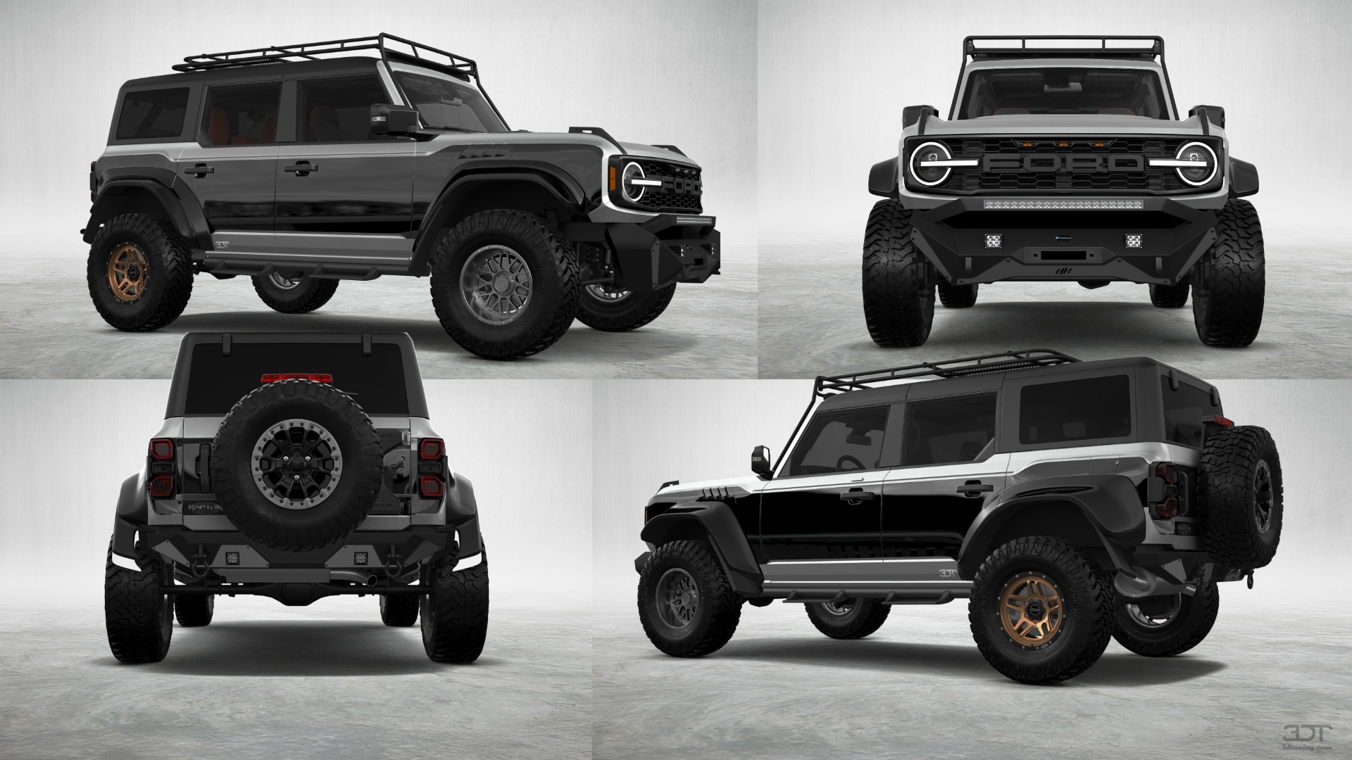 Ford Bronco Raptor 4 Door pickup truck 2022 tuning