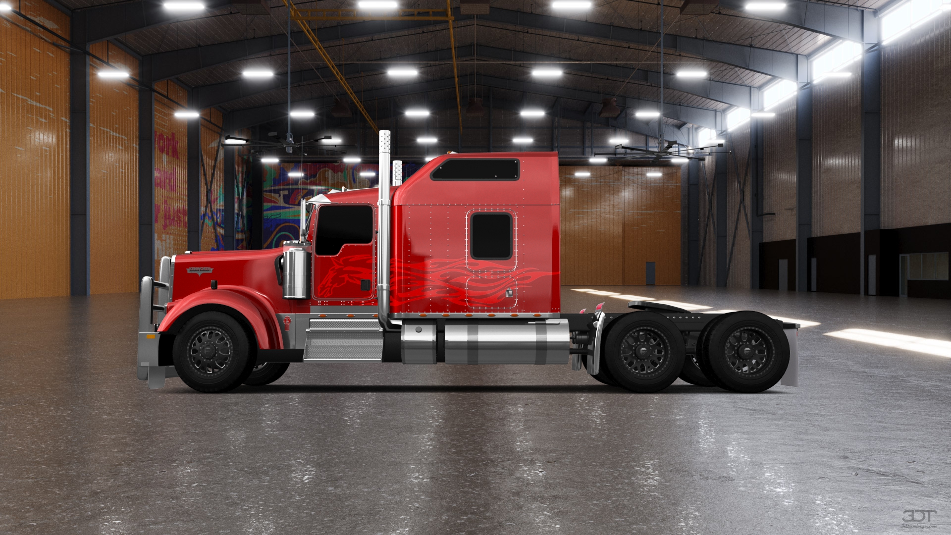 Kenworth W900 Sleeper Cab Truck 2015