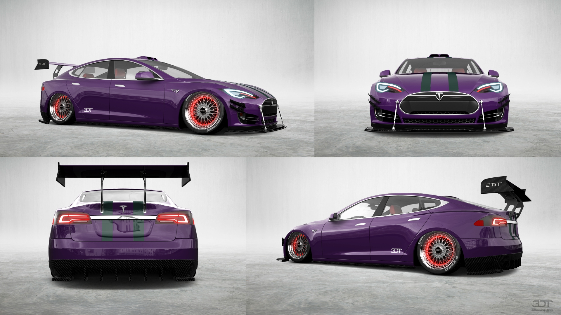 Tesla Model S 5 Door Liftback 2013 tuning