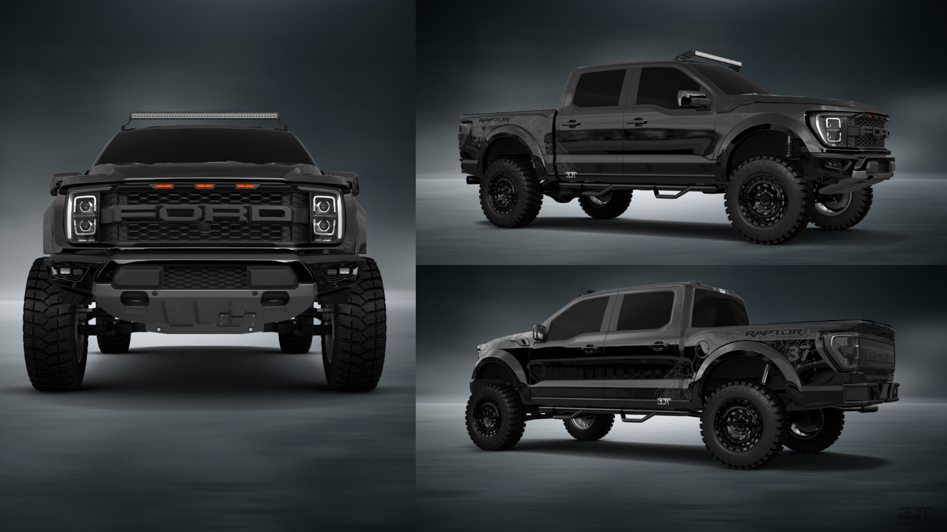 Ford F-150 Raptor 4 Door pickup truck 2021