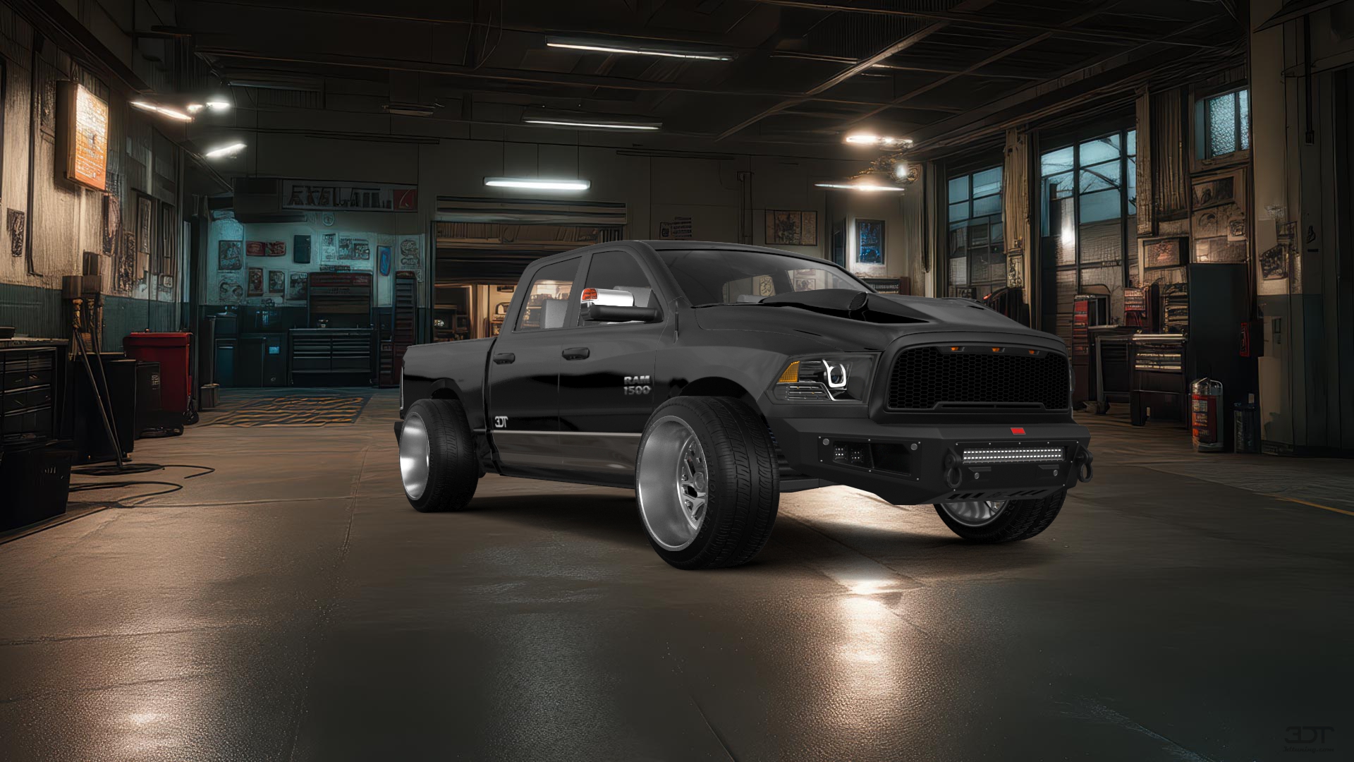 Dodge Ram 1500 5.7' box 4 Door pickup truck 2010 tuning