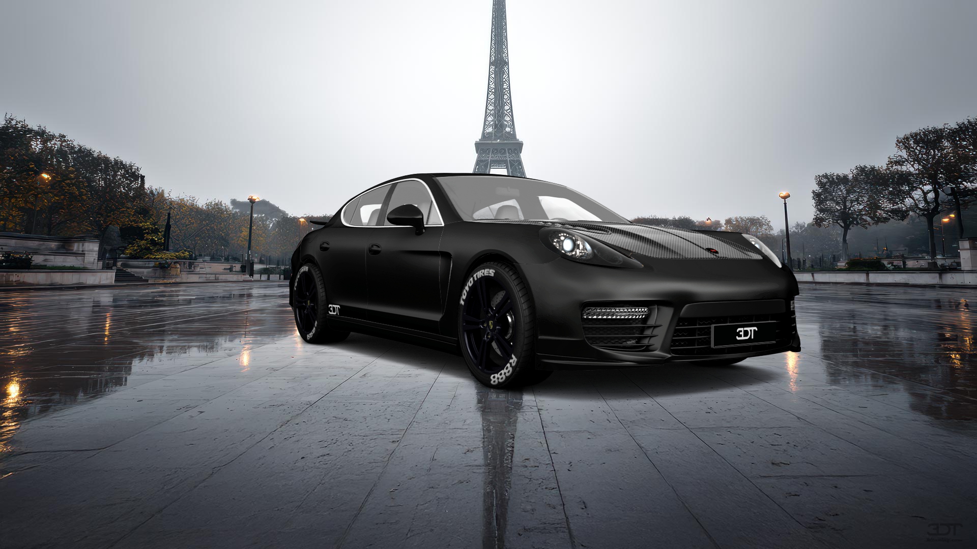 Porsche Panamera 4 door fastback saloon 2011 tuning