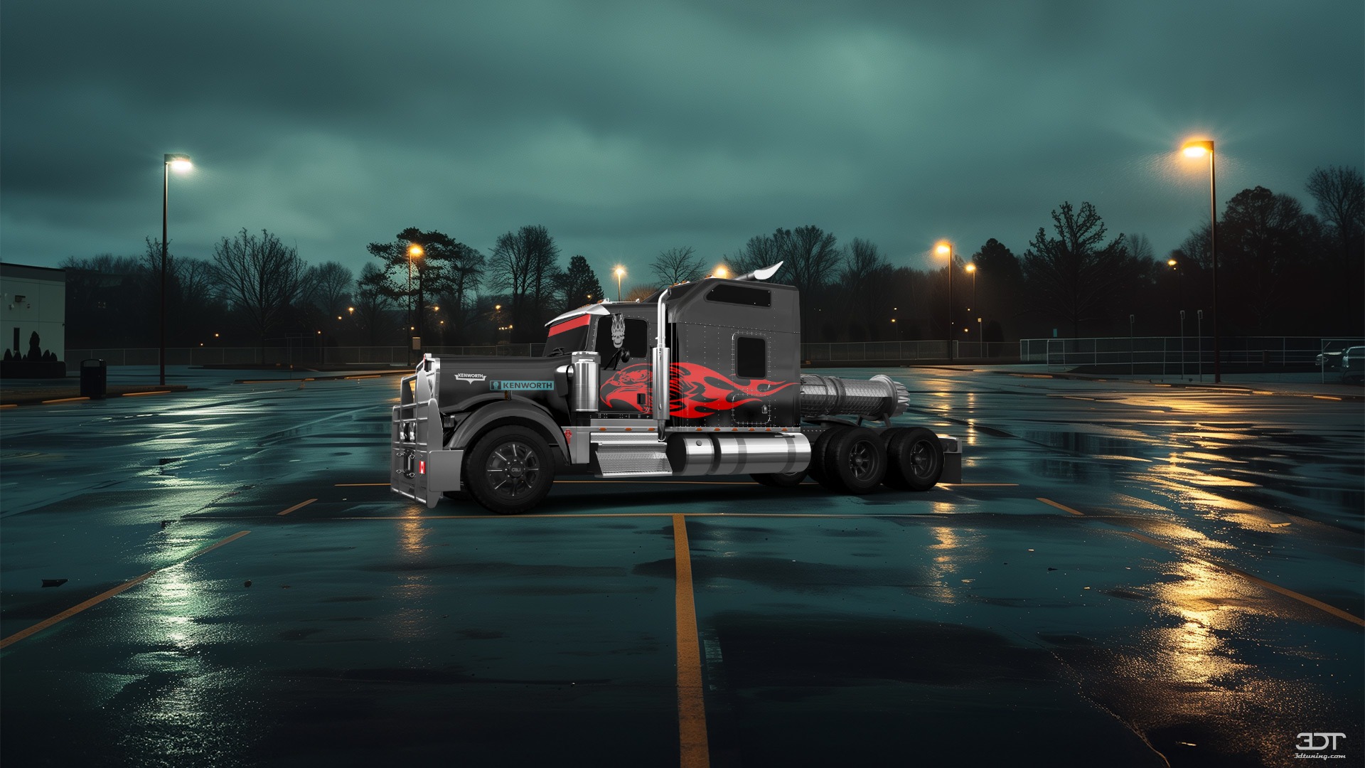 Kenworth W900 Sleeper Cab Truck 2015 tuning