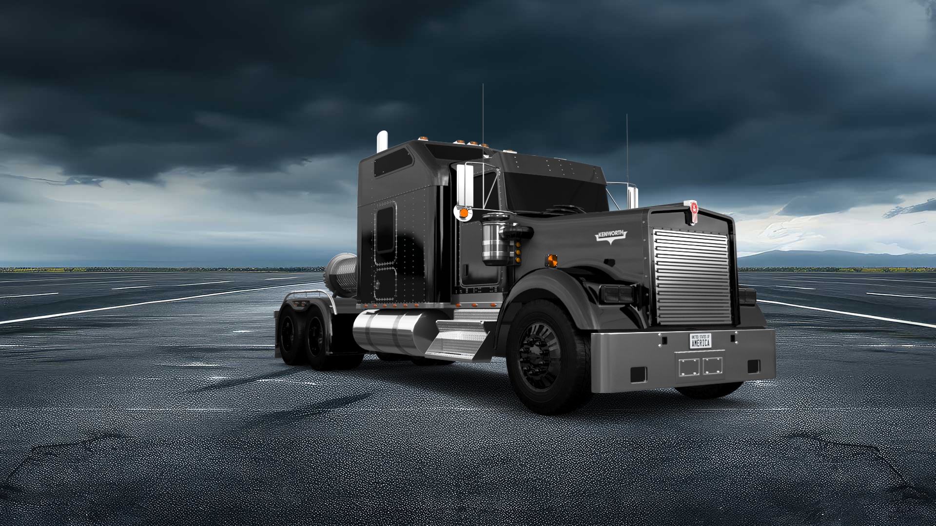 Kenworth W900 Sleeper Cab Truck 2015 tuning