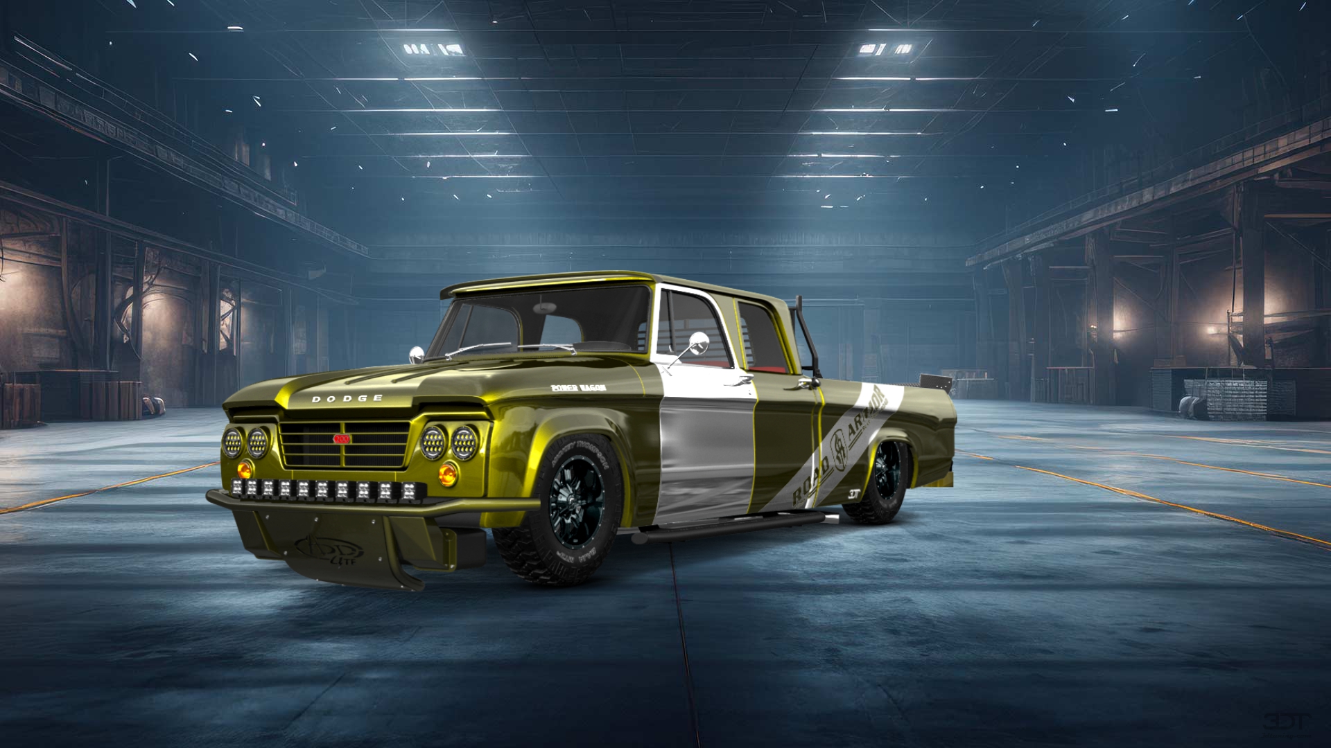 Dodge Power Wagon 4 Door pickup truck 1964