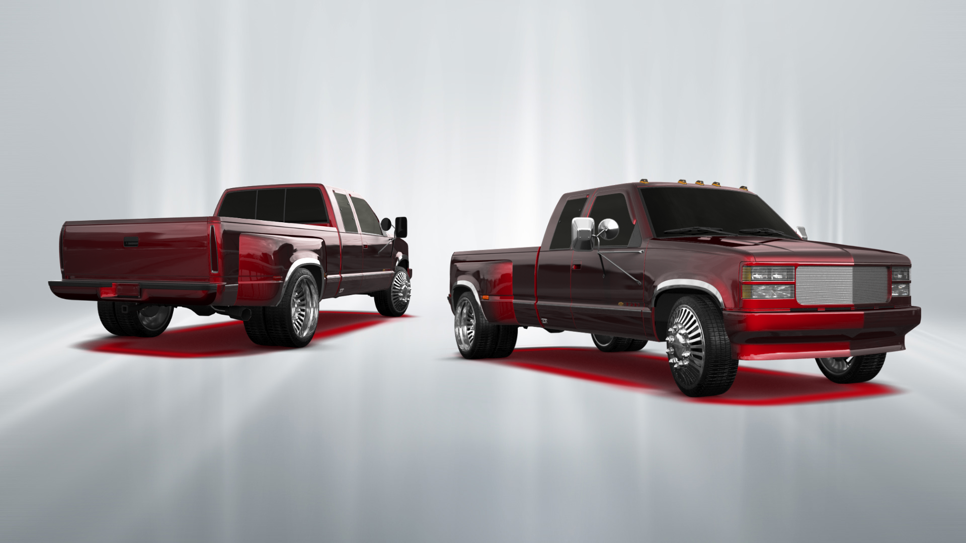 Tuning Chevrolet K3500 Extended Cab Pickup Truck 1988
