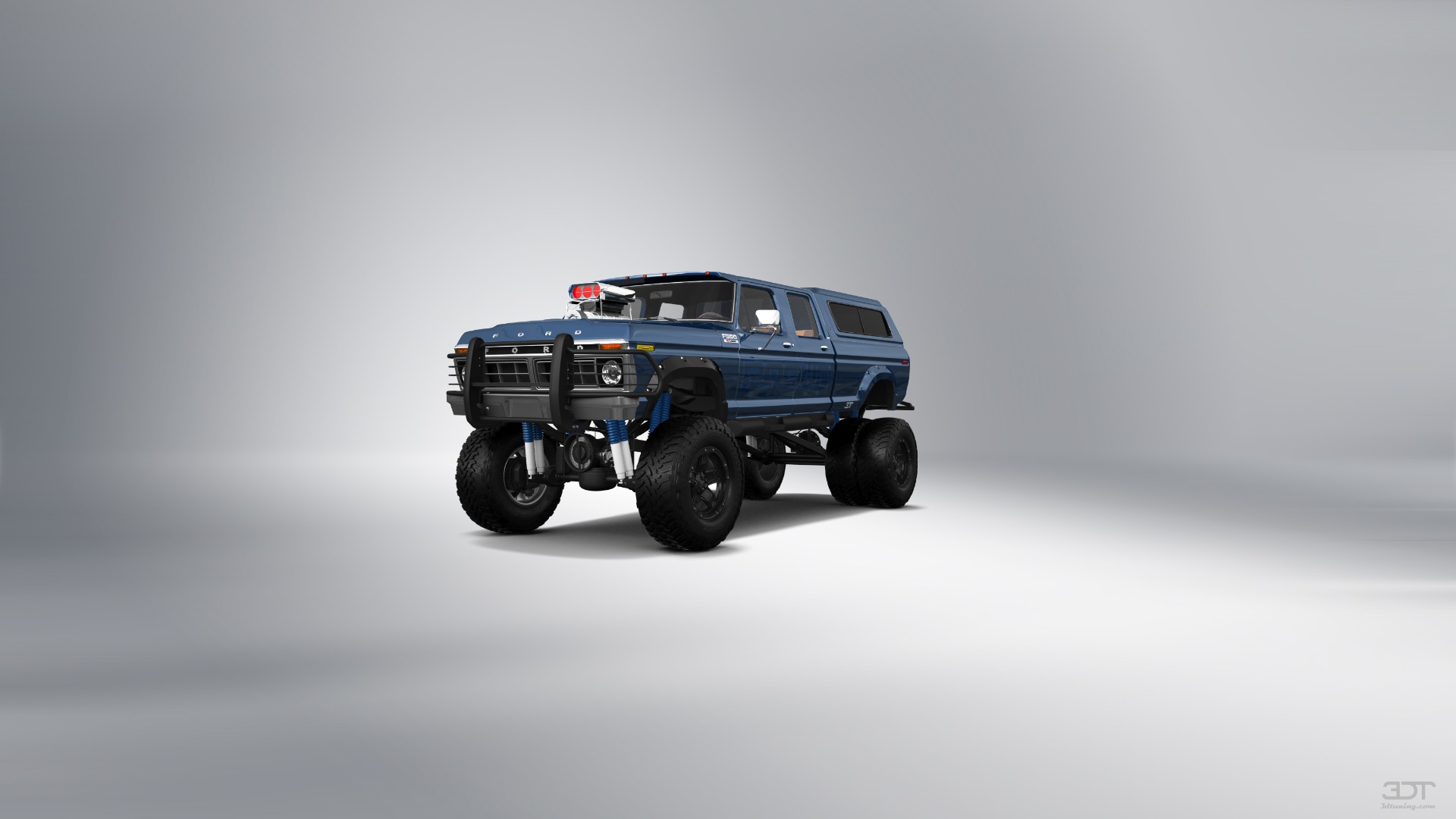 Ford F-350 Dually 4 Door pickup truck 1973 tuning