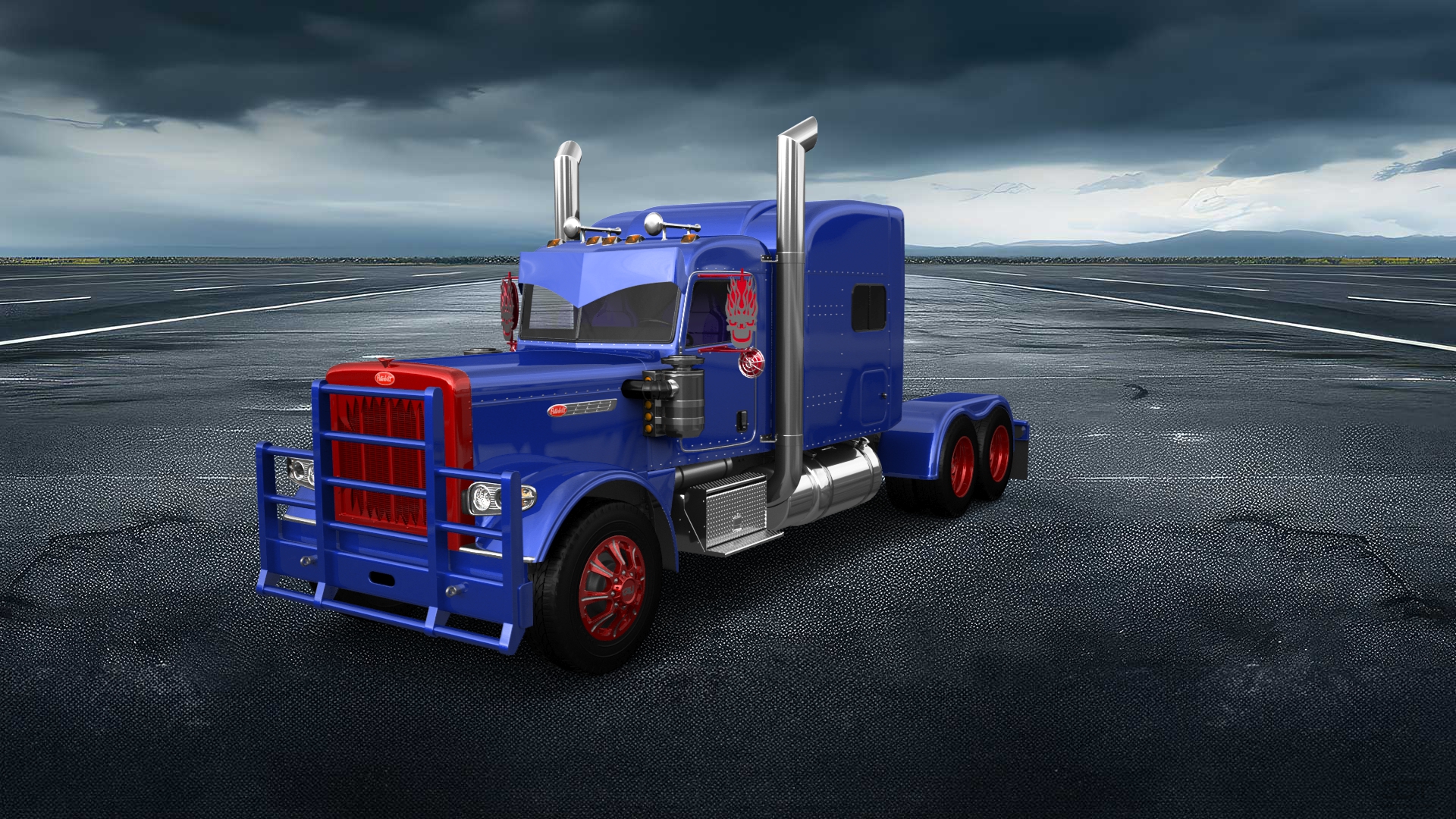 Peterbilt 389 Sleeper Cab Truck 2016