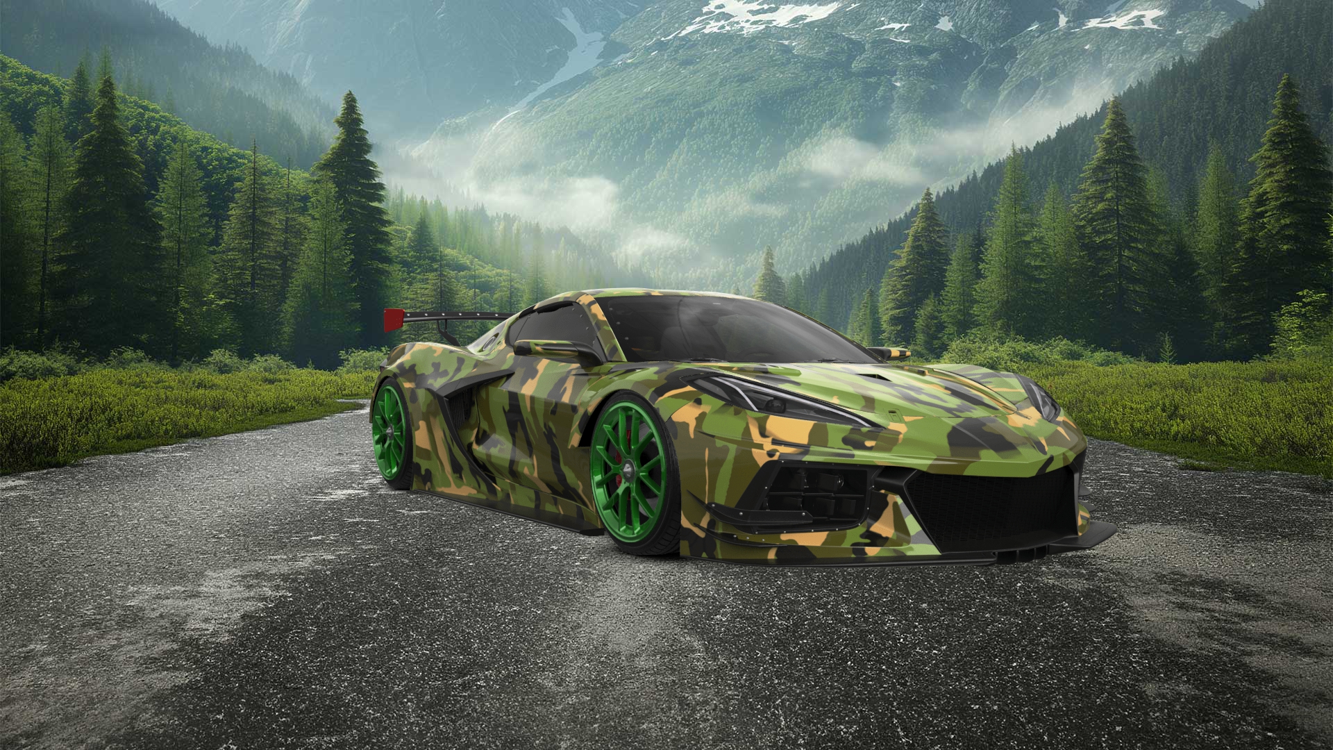 Chevrolet Corvette 2 door targa top 2020 tuning