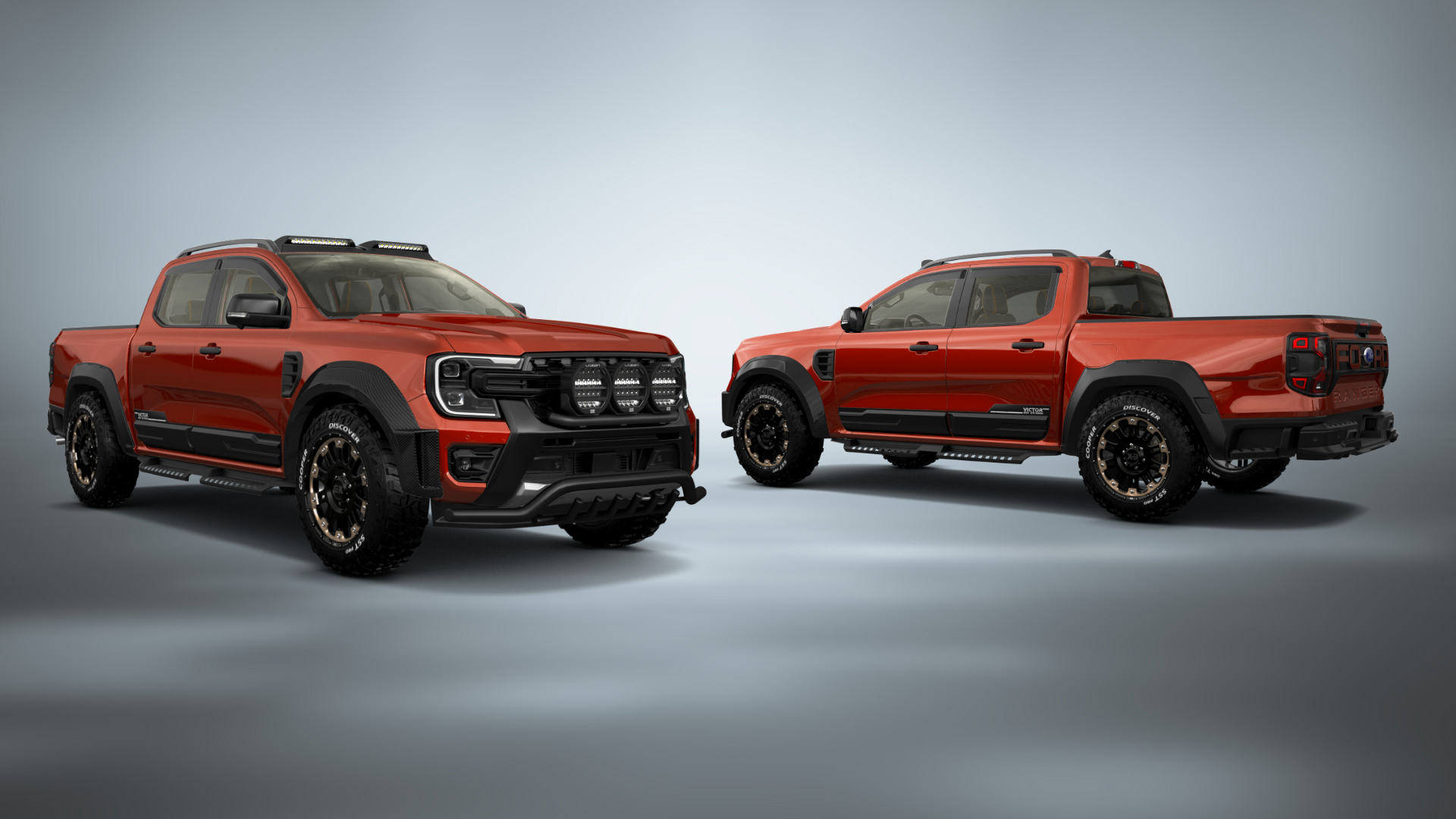 Ford Ranger 4 Door pickup truck 2022 tuning