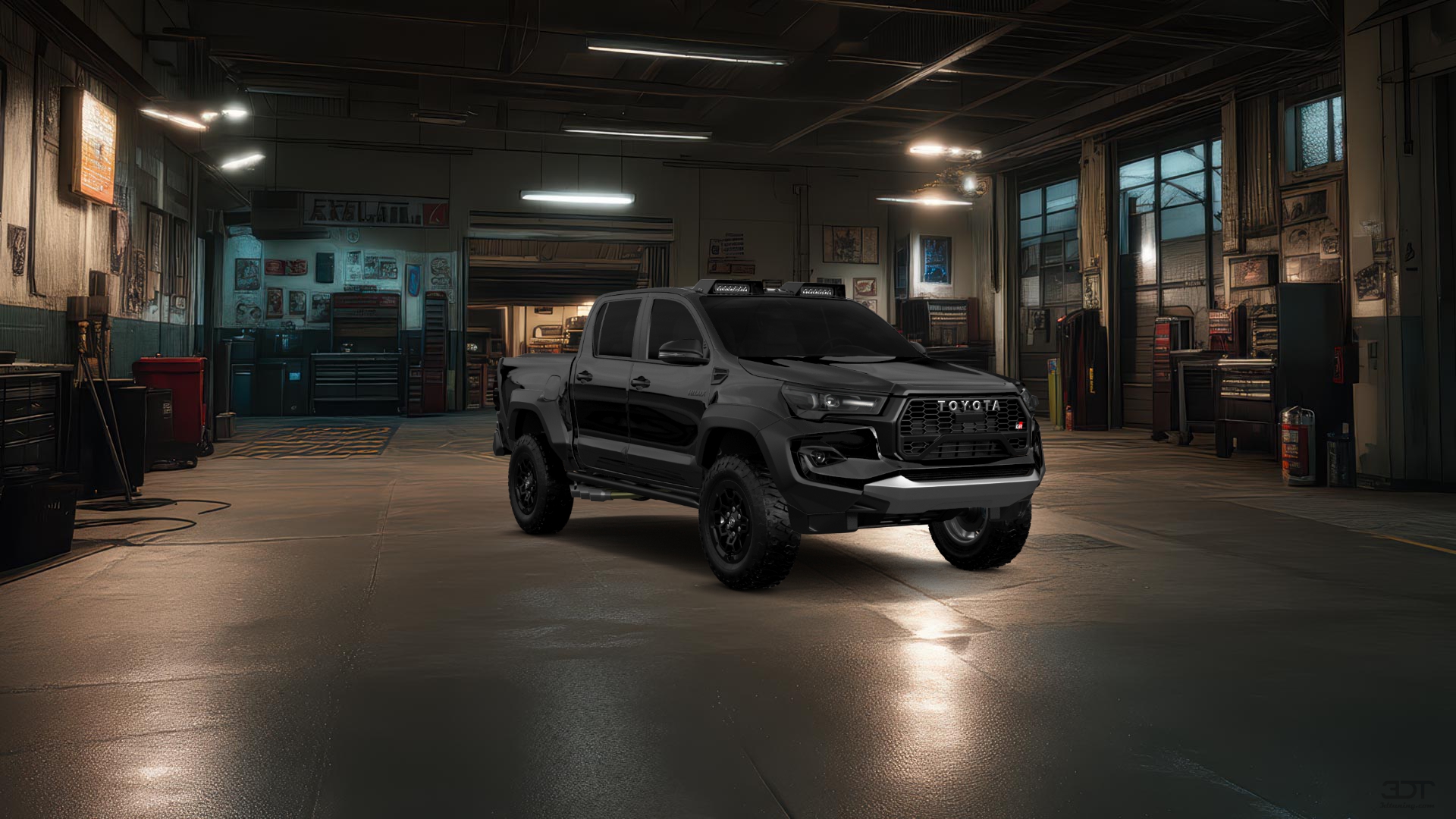Toyota Hilux Double Cab 4 Door pickup truck 2015 tuning
