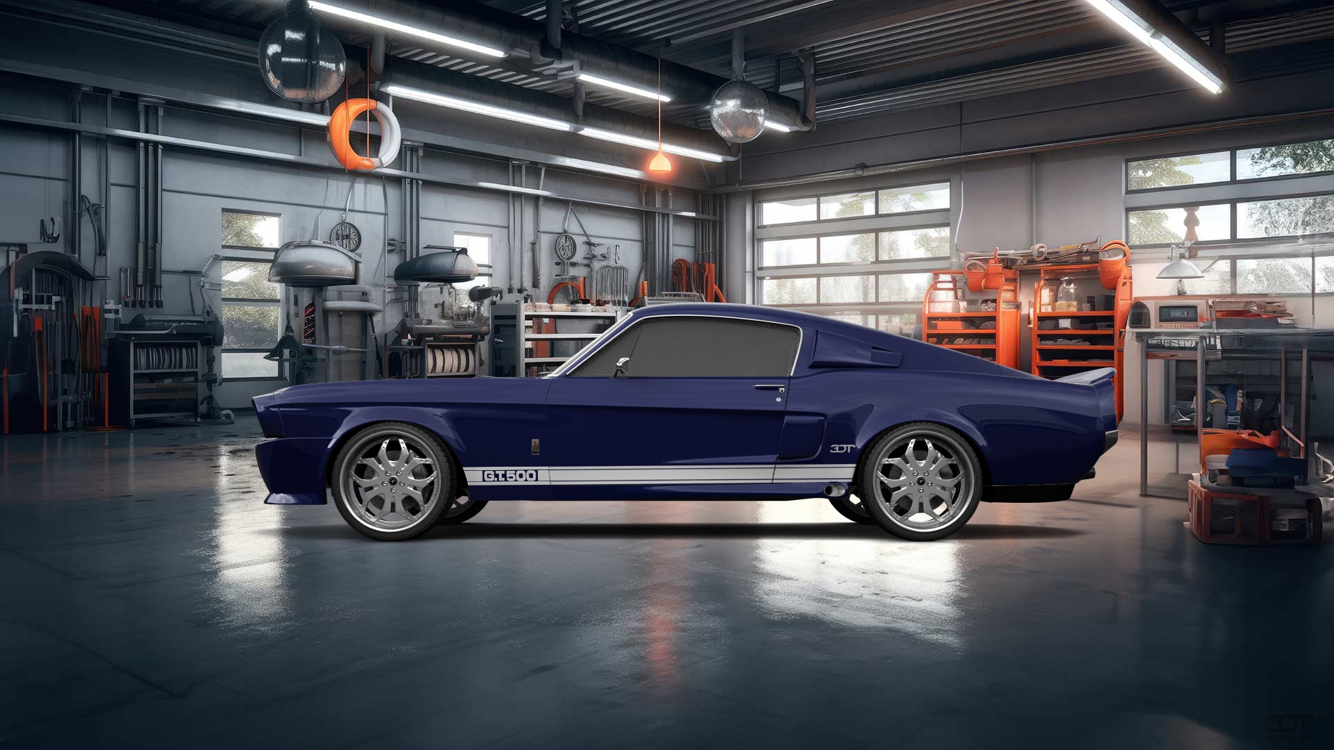Mustang GT500 2 Door Coupe 1968