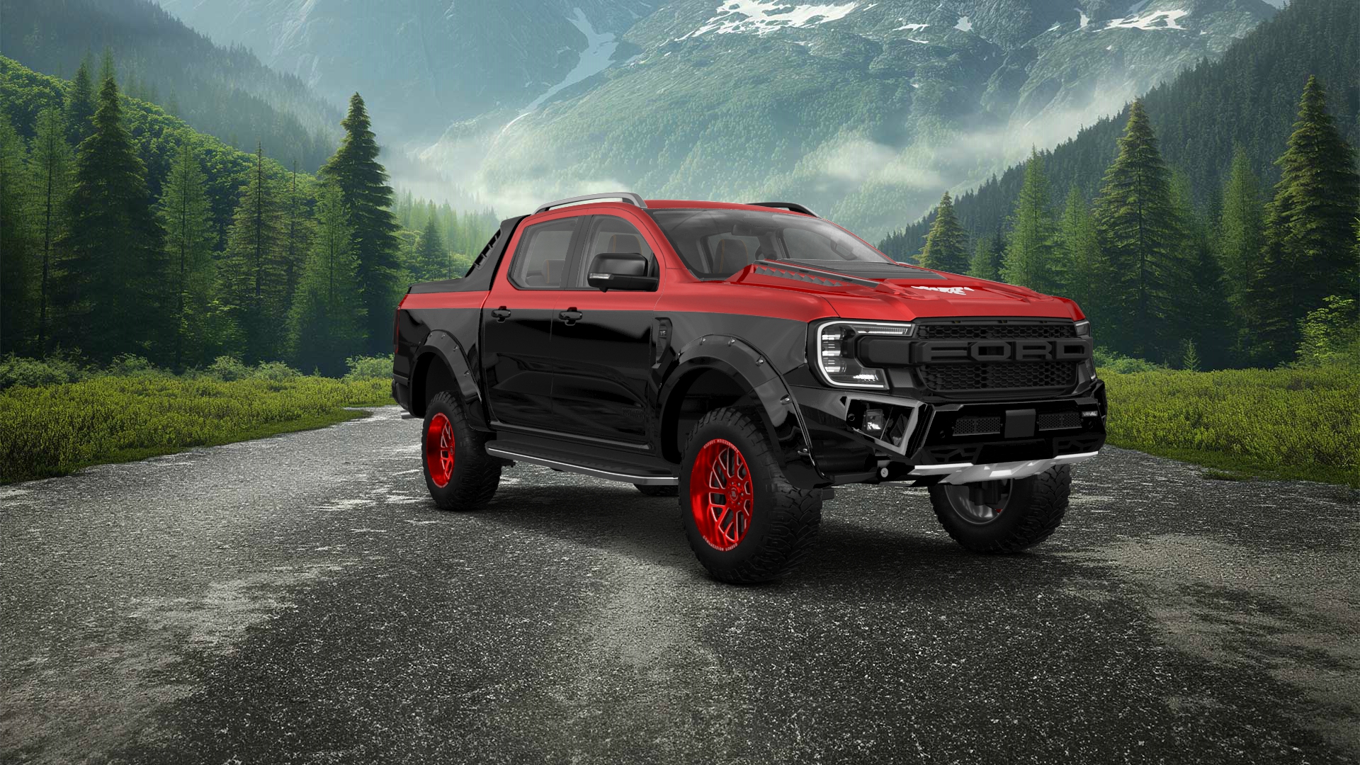 Ford Ranger 4 Door pickup truck 2022