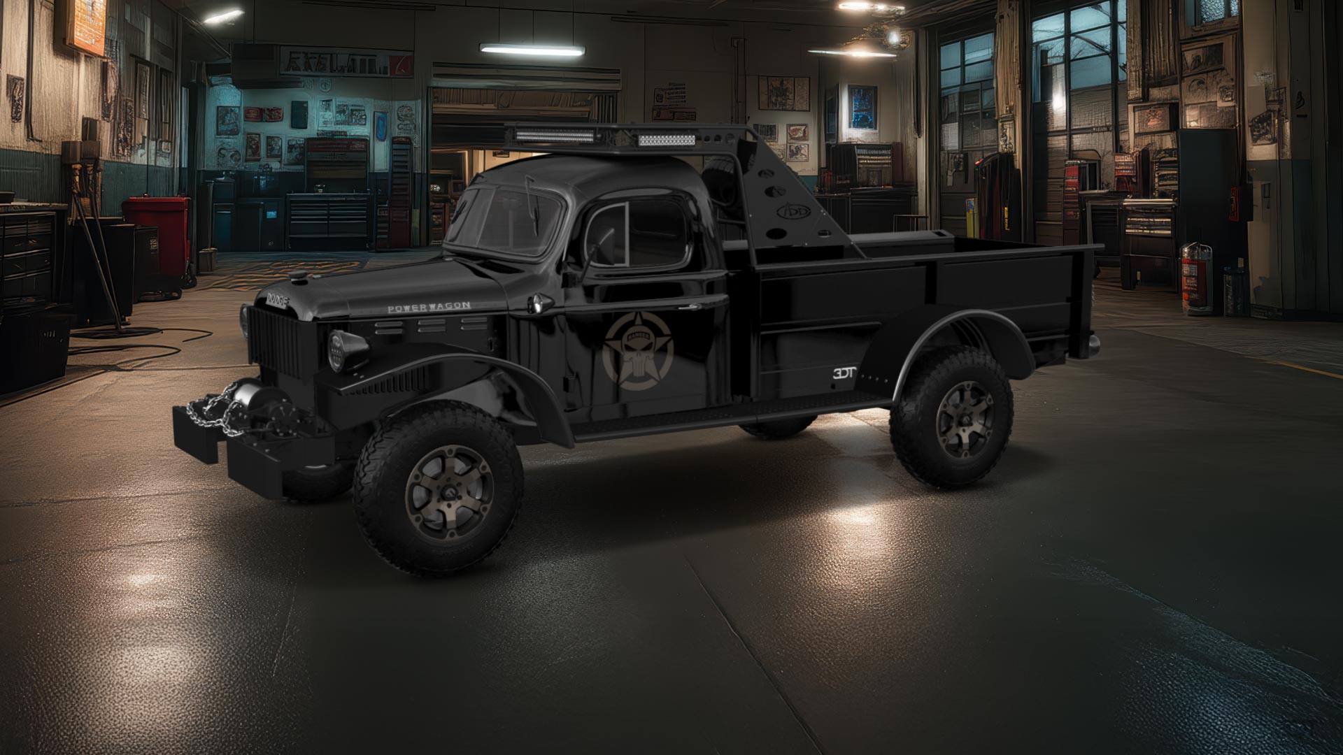 Dodge Power Wagon 2 Door pickup truck 1947 tuning