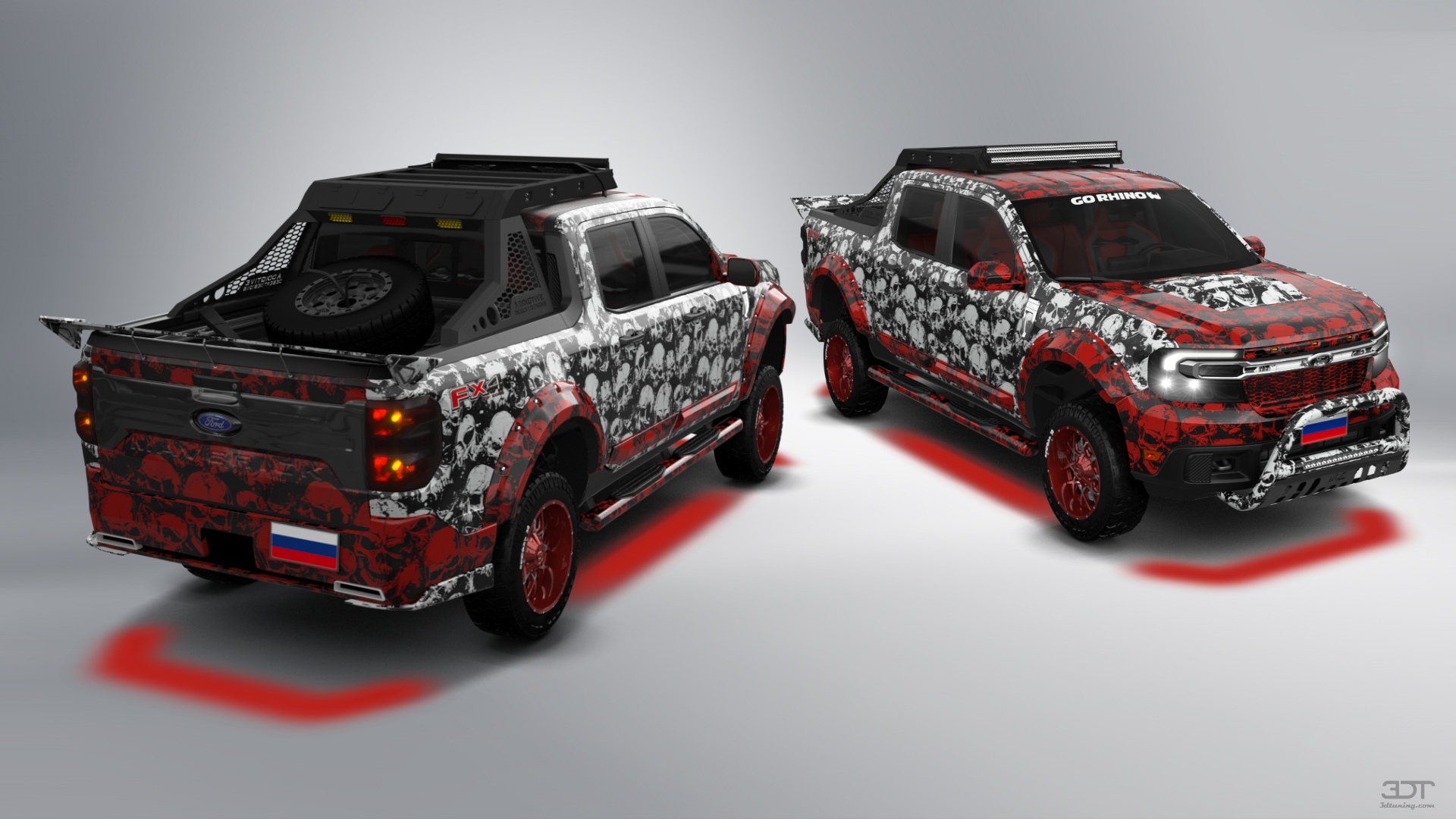 Ford Maverick 4 Door pickup truck 2022 tuning