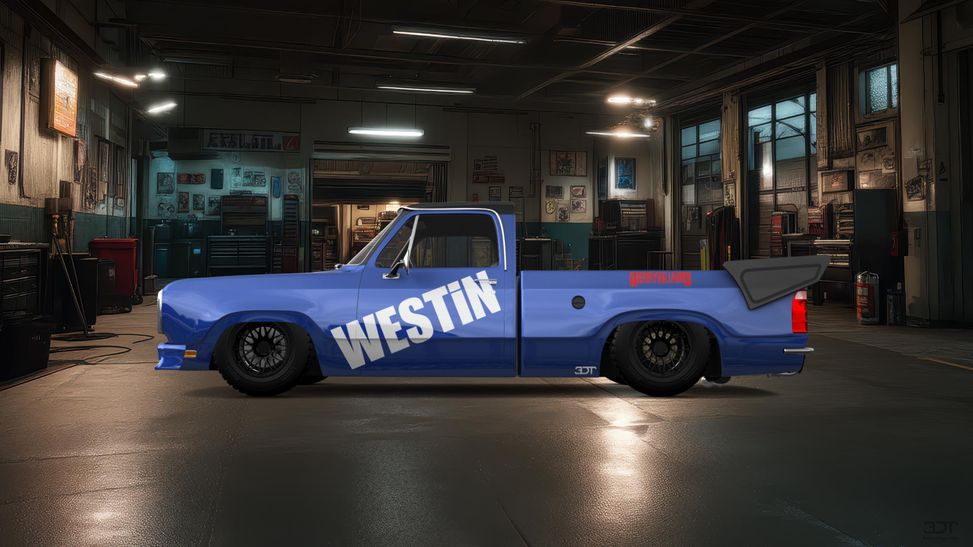 Dodge Power Wagon W200 2 Door pickup truck 1977 tuning