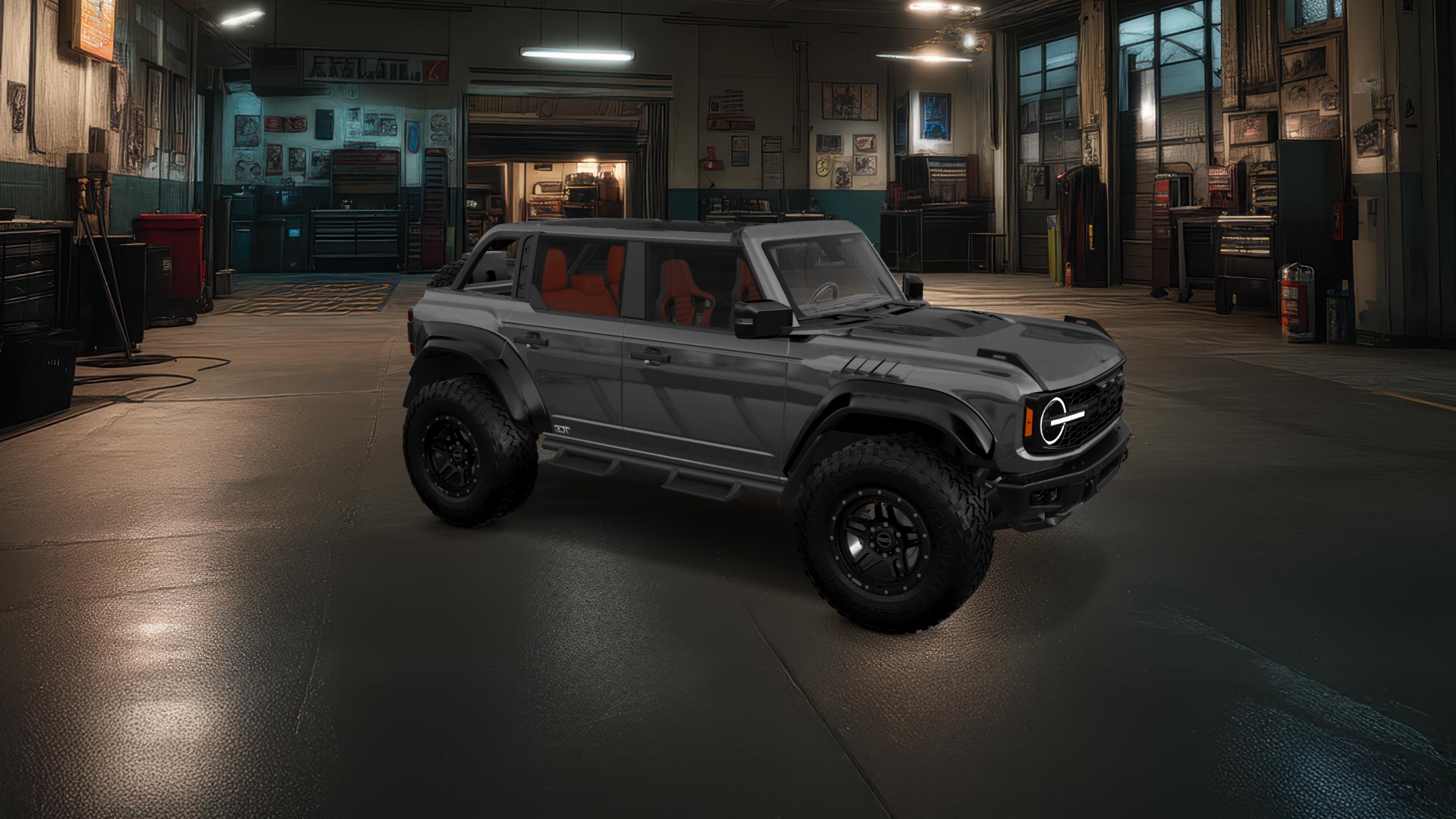 Ford Bronco Raptor 4 Door pickup truck 2022 tuning