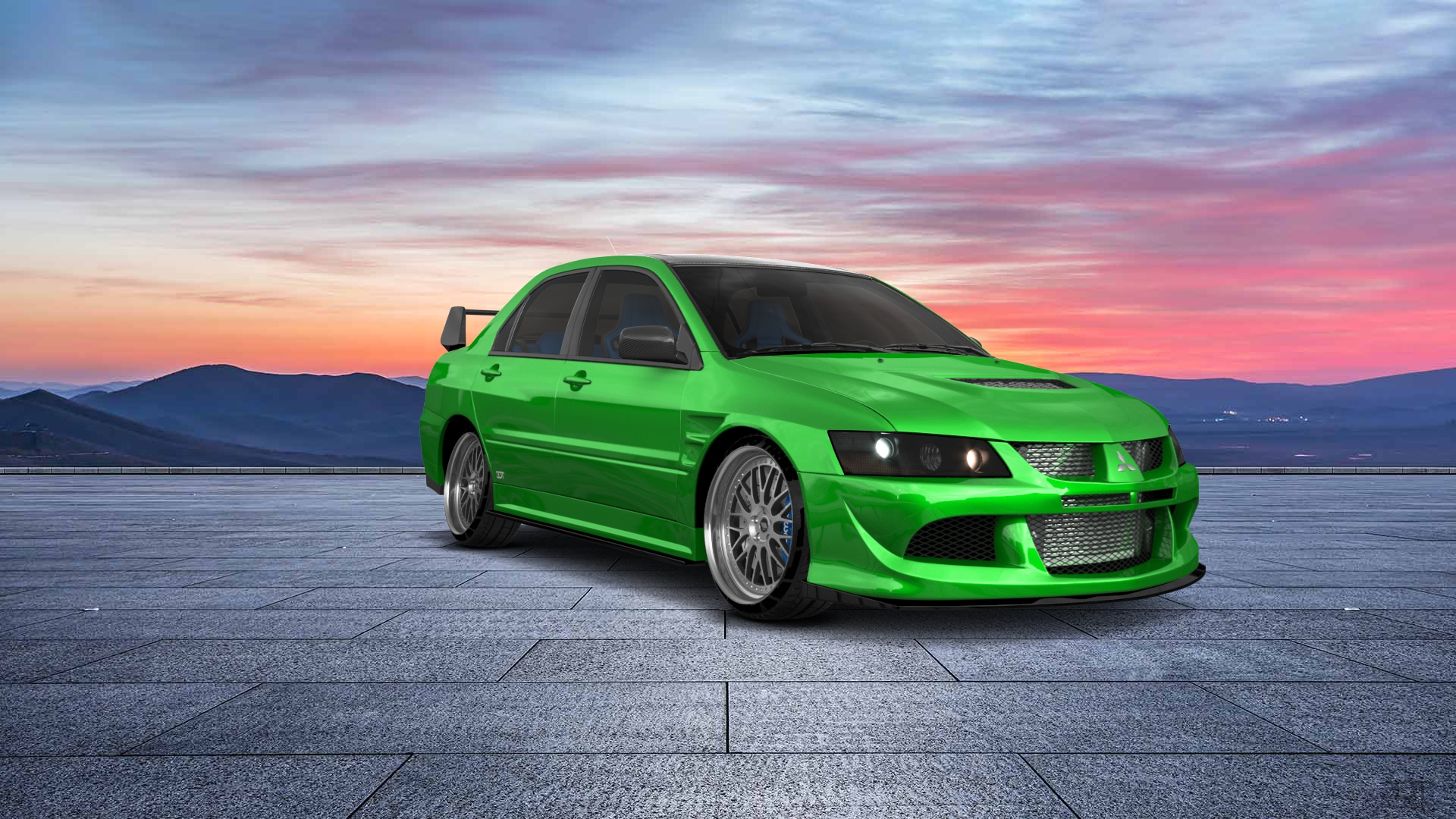 Mitsubishi Lancer Evo IX 4 Door Saloon 2005 Images