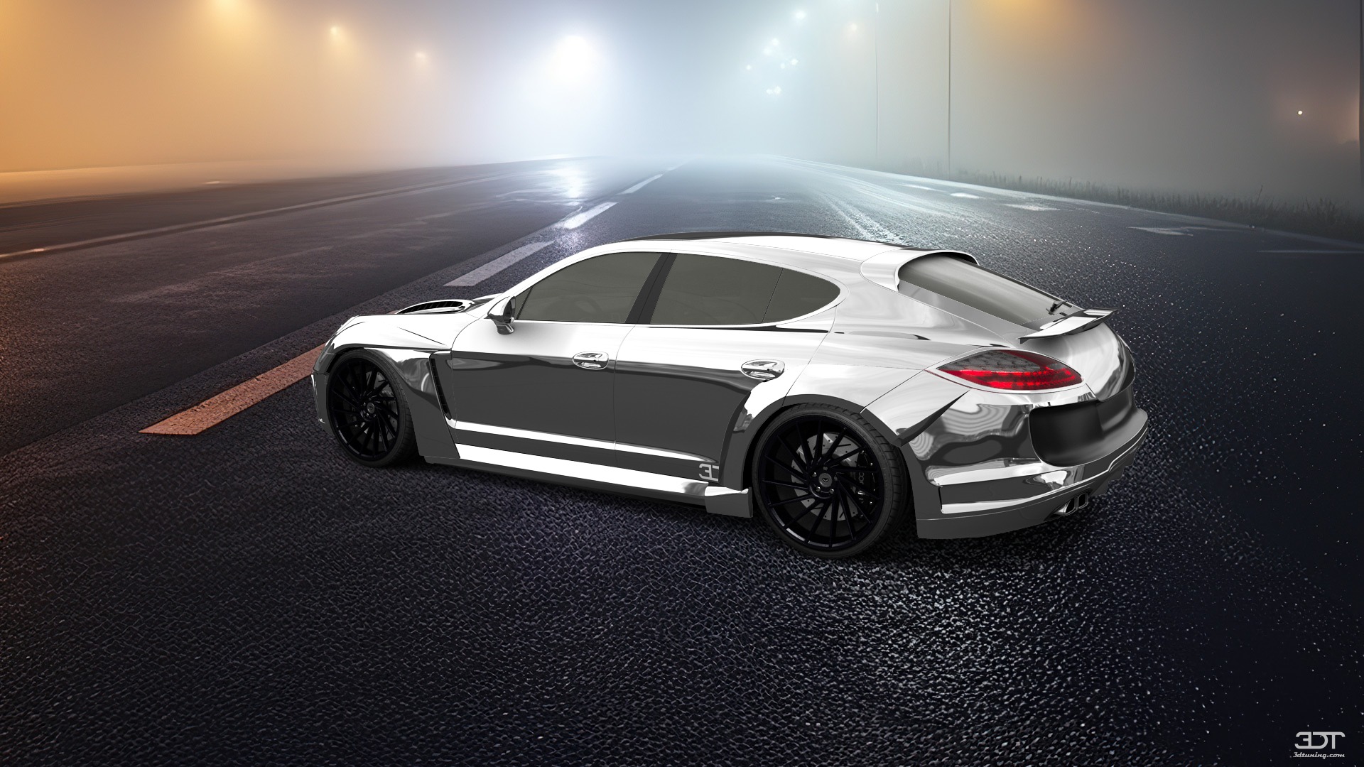 Porsche Panamera 4 door fastback saloon 2011
