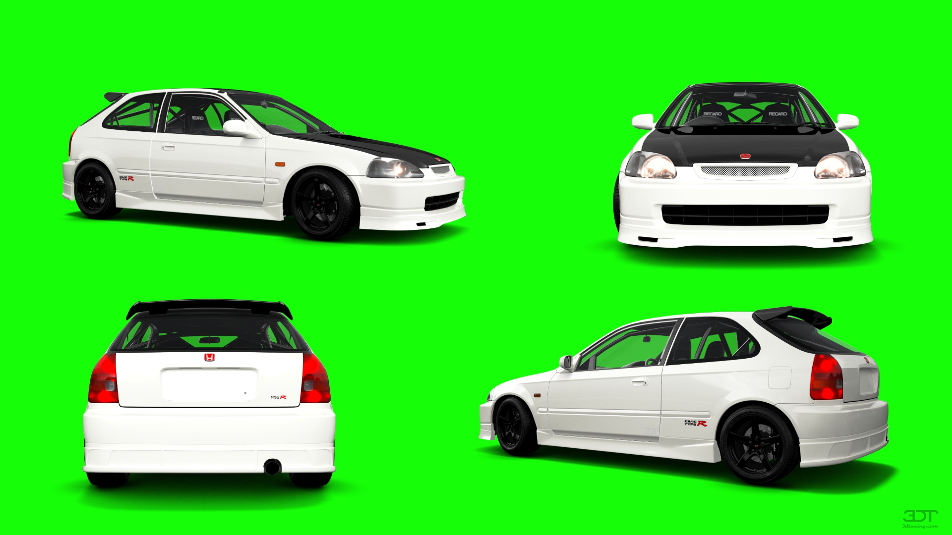 Honda Civic 3 Door Hatchback 1997 Images