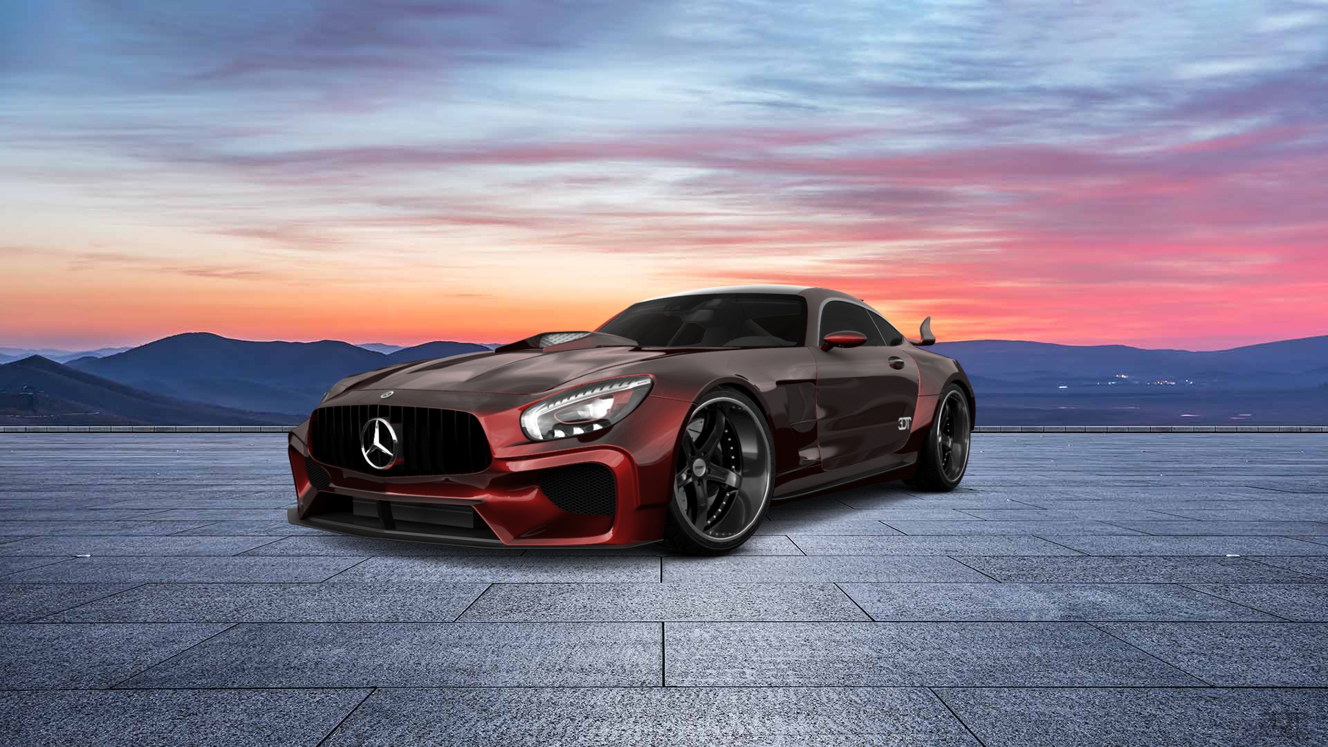 Mercedes AMG GT 2 door fastback coupe 2015 tuning
