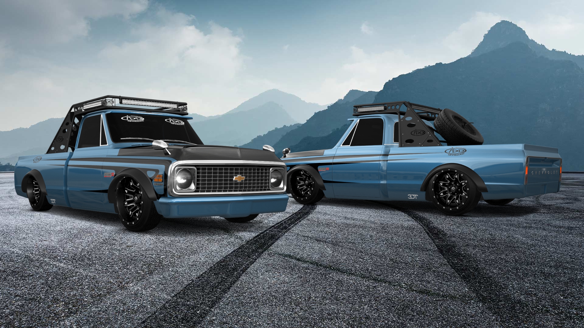 Chevrolet C-10 Cheyenne 2 Door pickup truck 1972 tuning