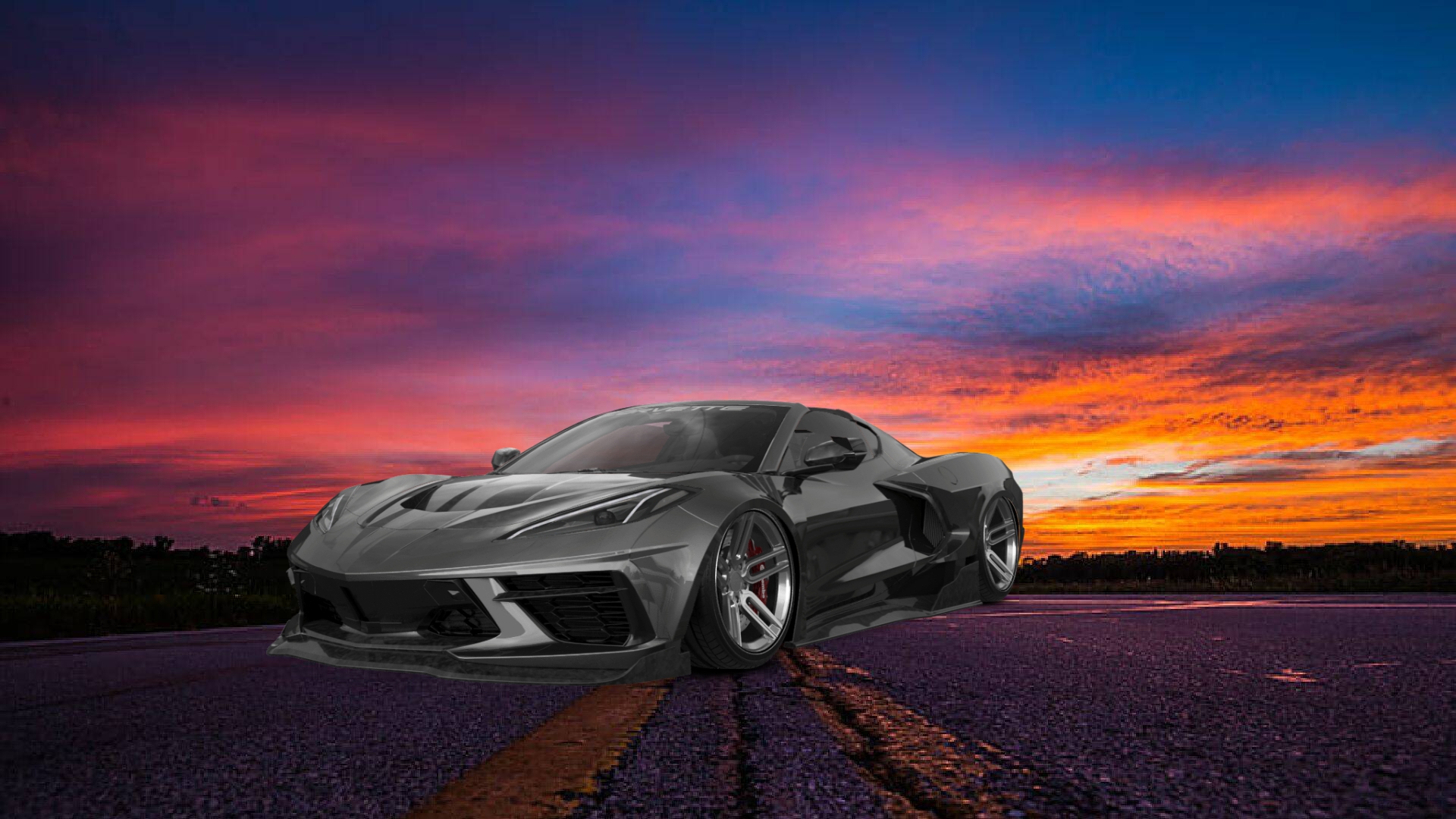 Chevrolet Corvette 2 door targa top 2020 Images