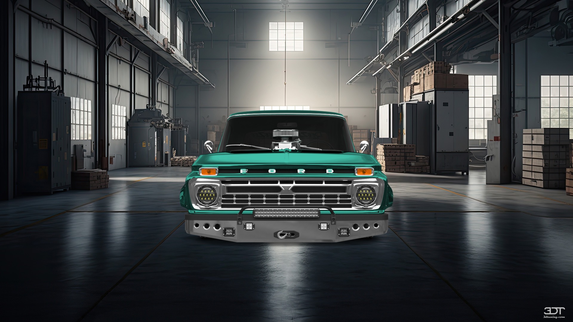 Ford F-100 Custom Cab 2 Door pickup truck 1966
