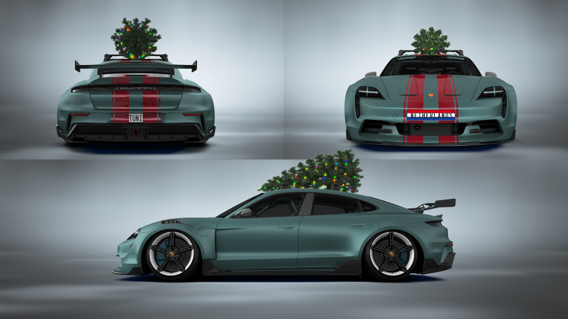 Porsche Taycan 4 Door Saloon 2019 tuning