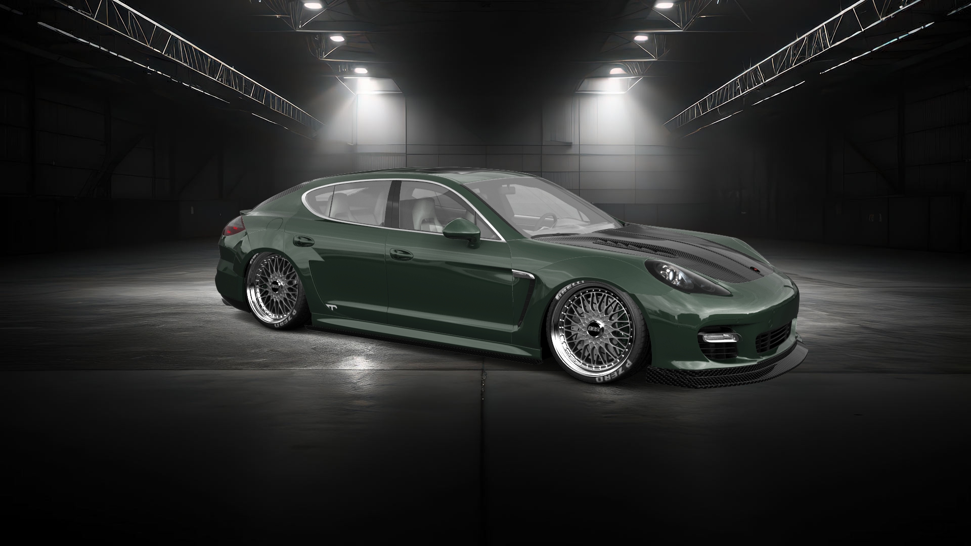 Porsche Panamera 4 door fastback saloon 2011 tuning