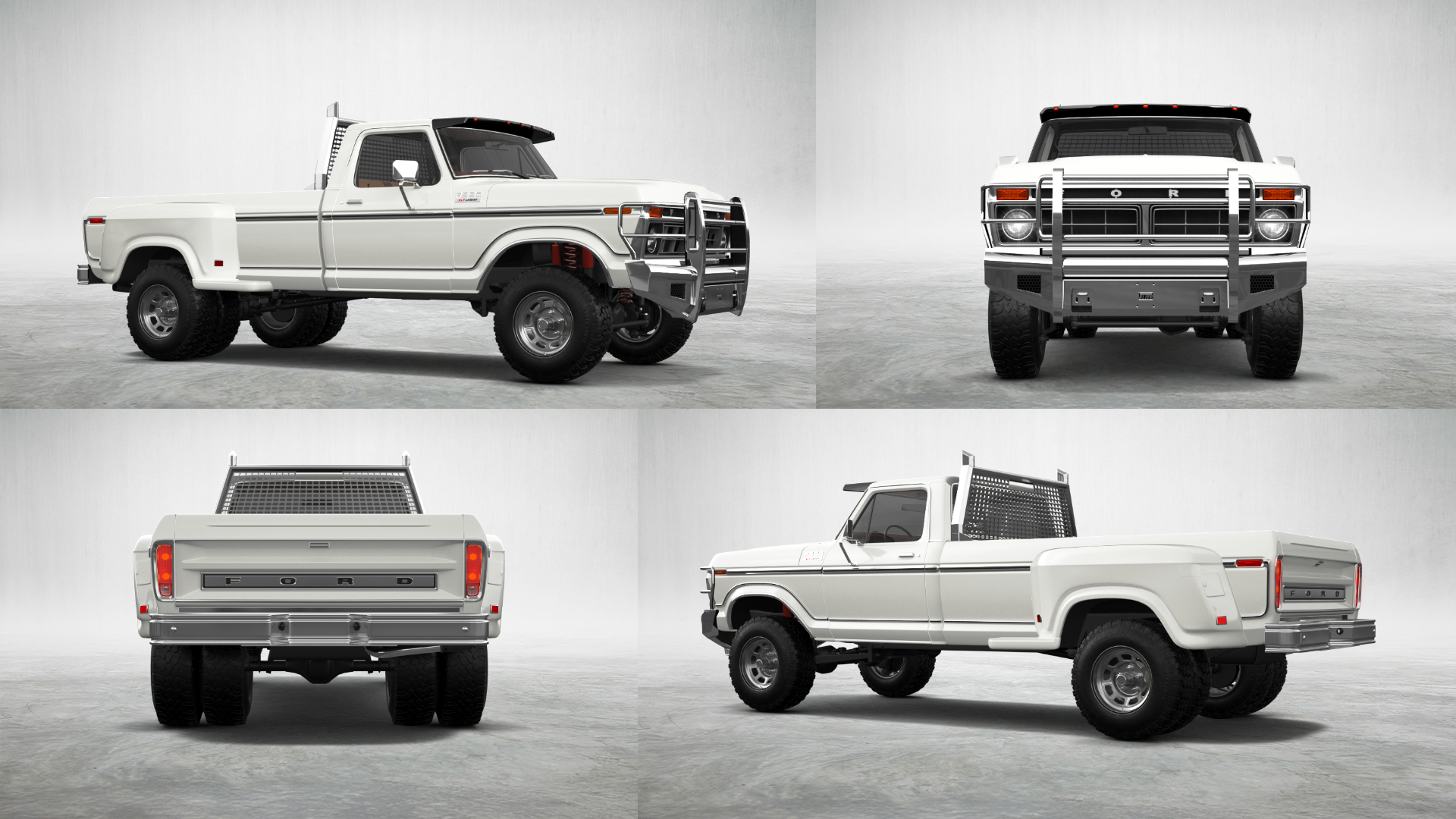 Ford F-350 Dually 2 Door pickup truck 1974