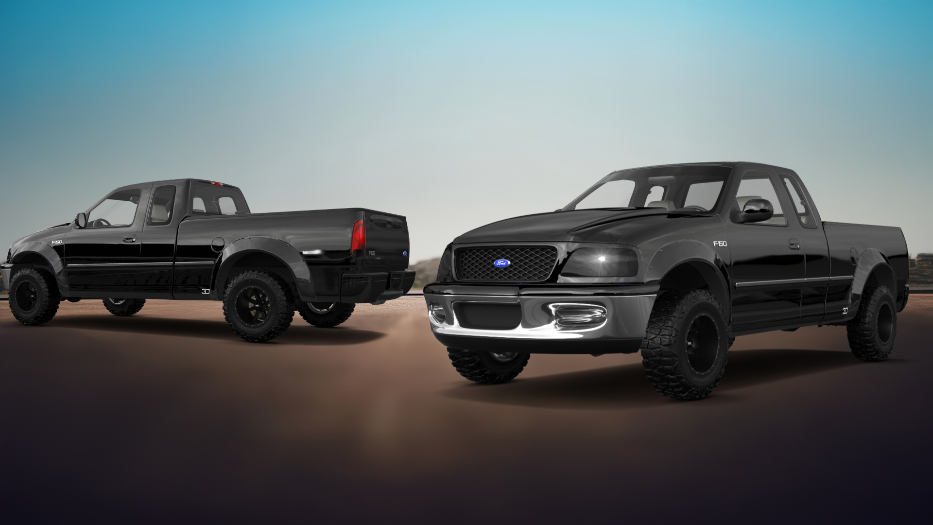 Ford F-150 SuperCab 2 Door pickup truck 1997 tuning