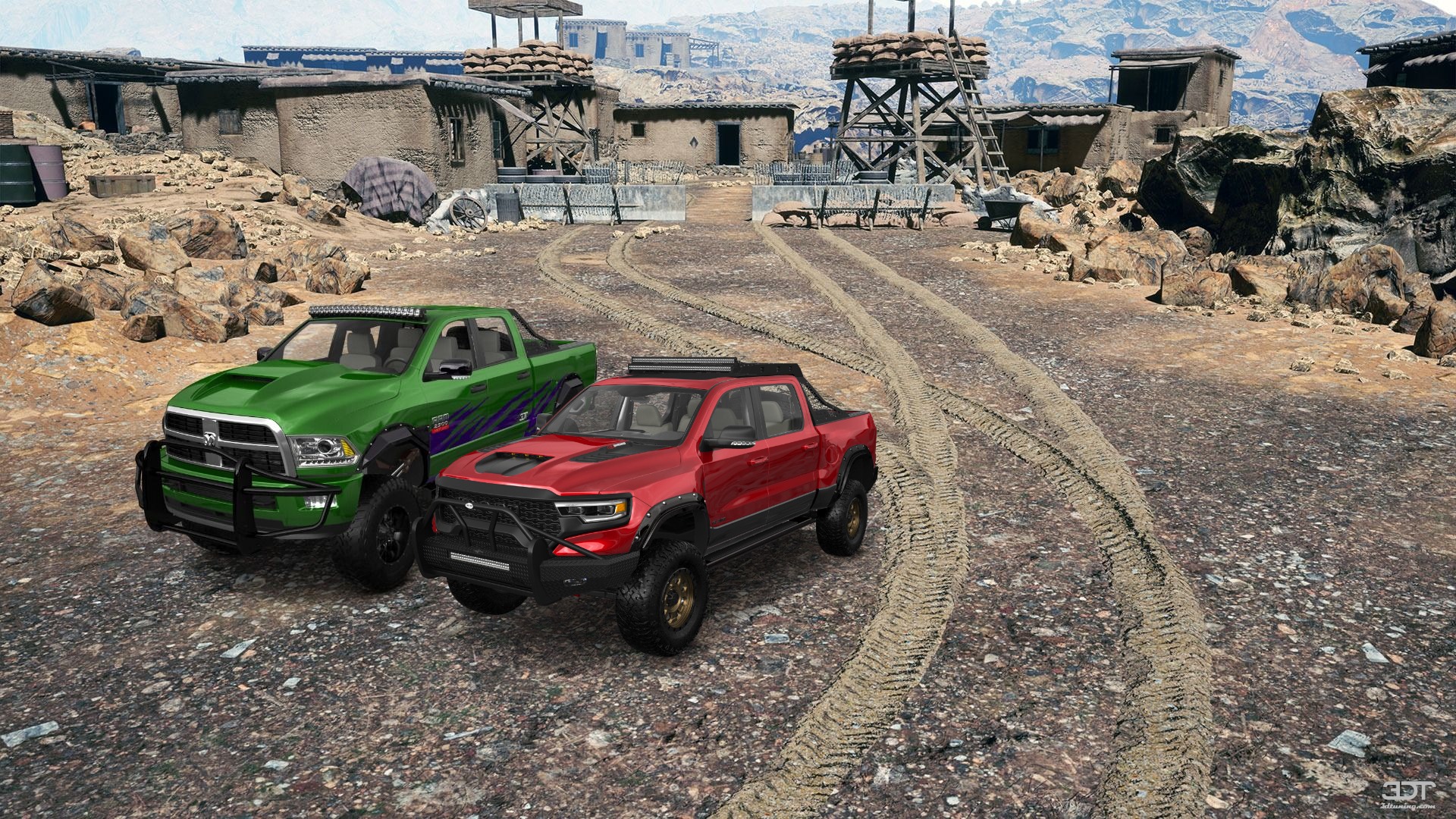 Dodge Ram 1500 TRX 4 Door pickup truck 2021