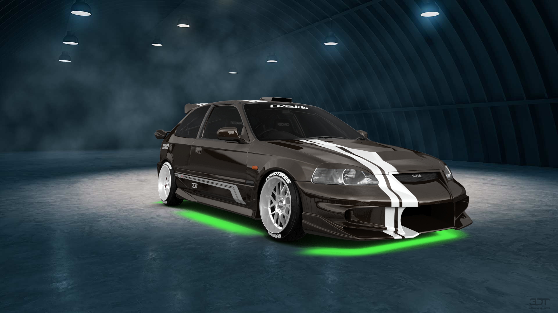 Honda Civic 3 Door Hatchback 1997 tuning