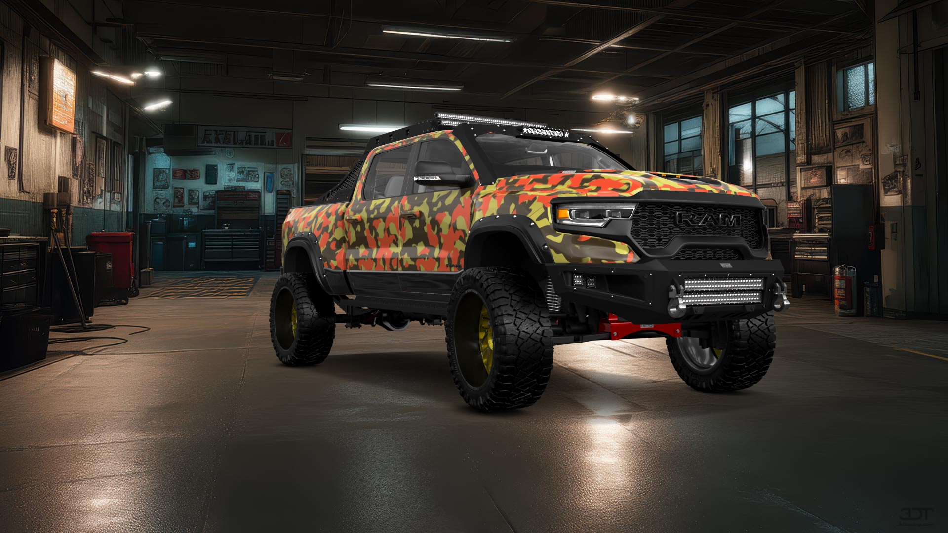 Dodge Ram 1500 TRX 4 Door pickup truck 2021 tuning