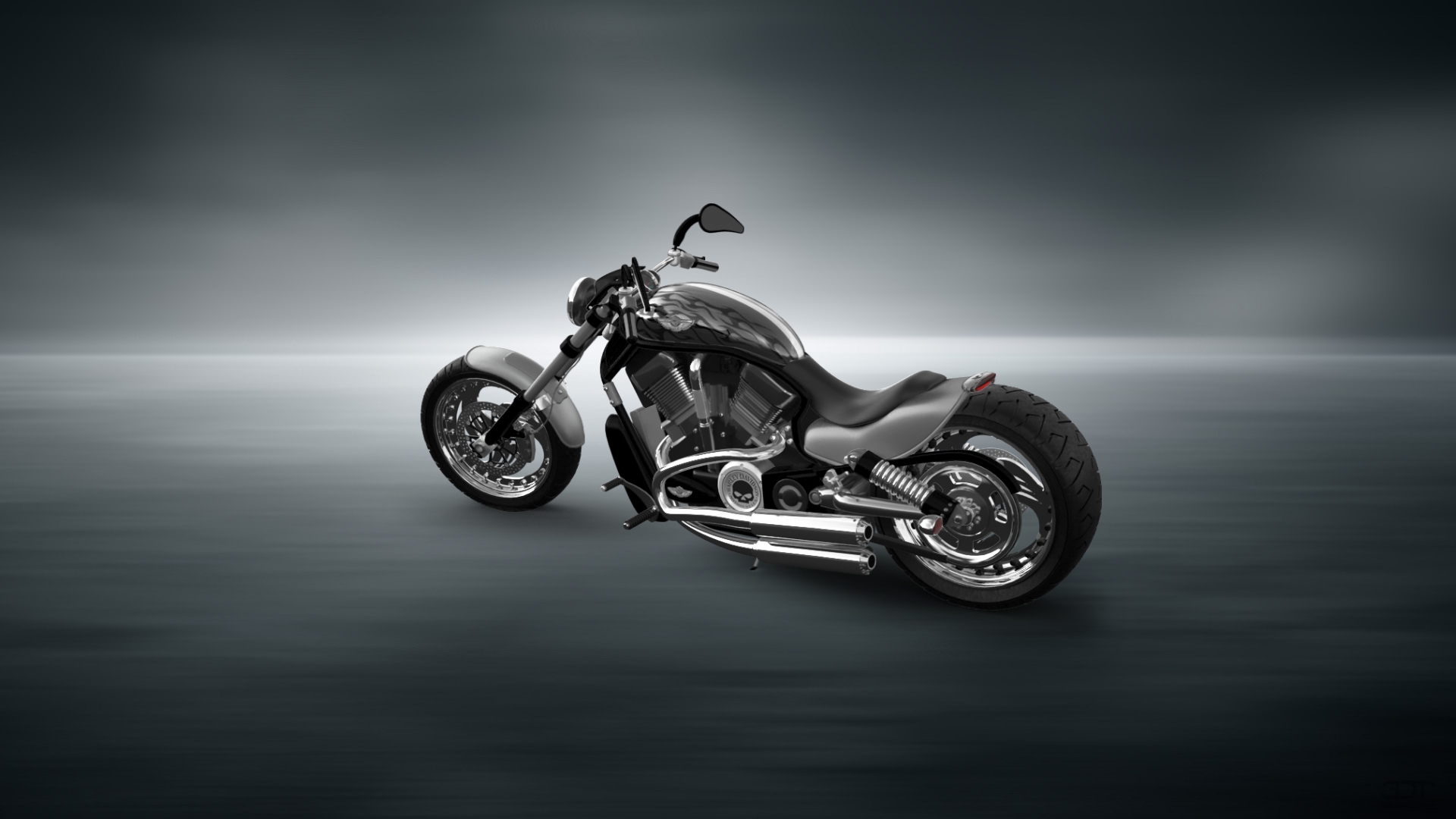 Harley-Davidson Custom Chopper Cruiser 2011