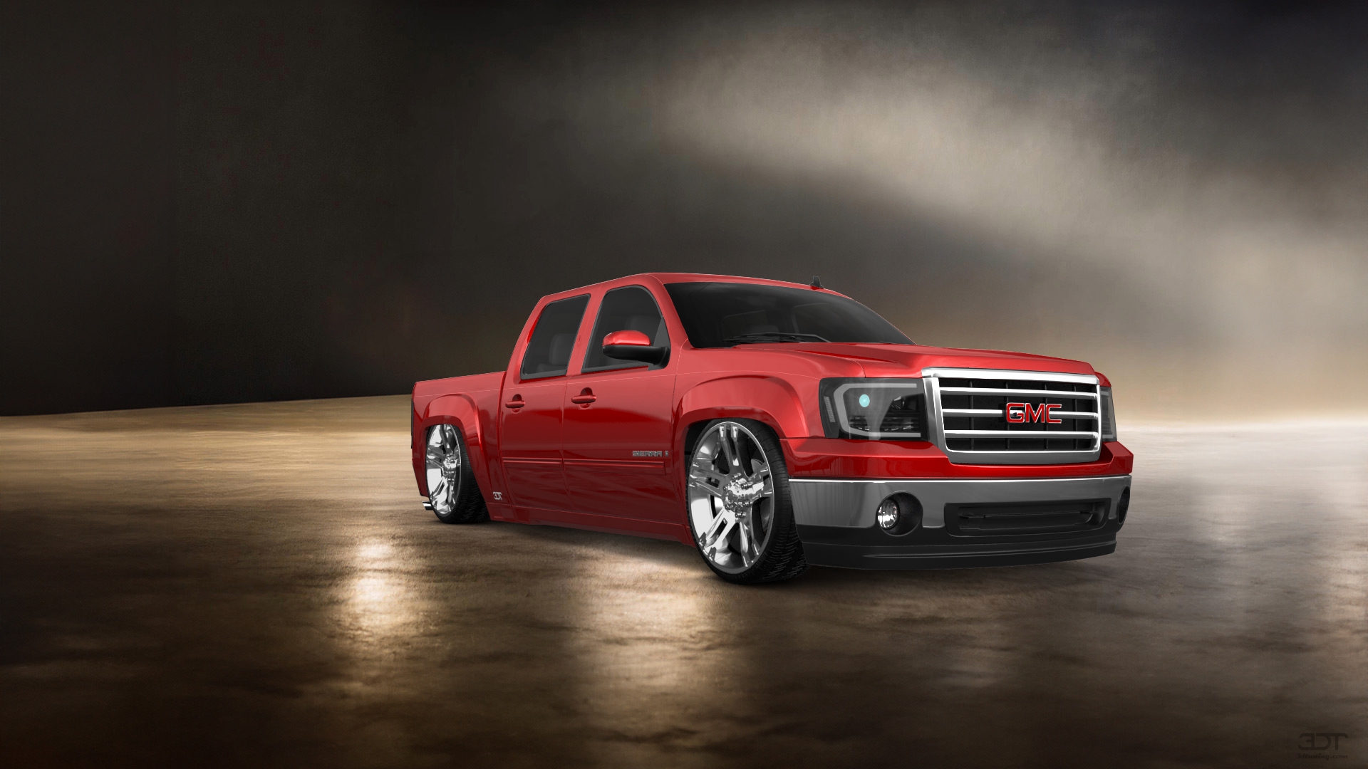 GMC Sierra 1500 Crew Cab 5.8 ft box 4 Door pickup truck 2007 tuning
