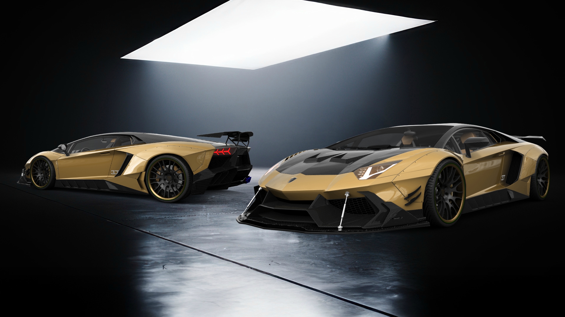 Lamborghini Aventador 2 Door Coupe 2012 tuning