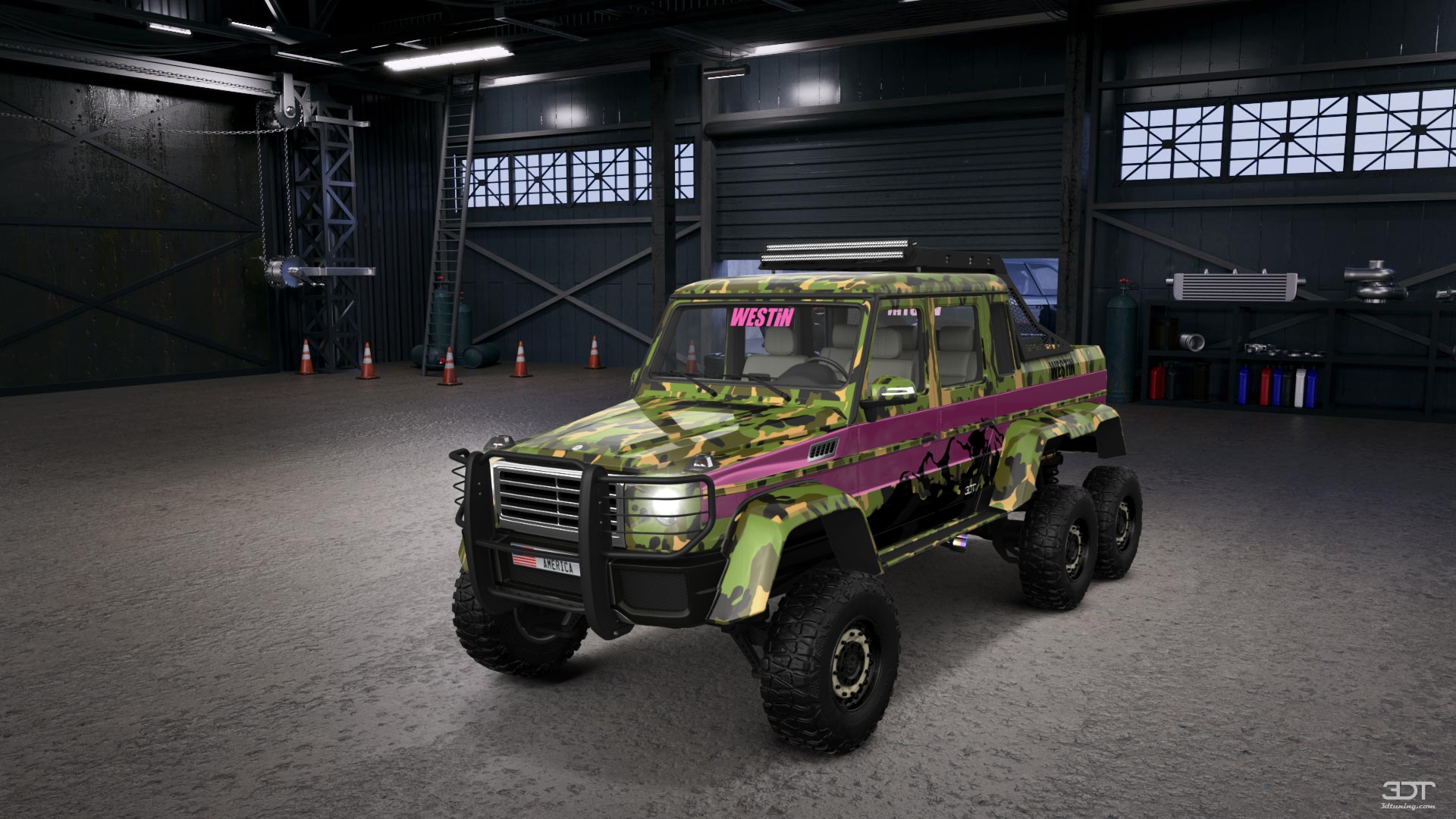 Mercedes G 63 AMG 6x6 4 Door pickup truck 2013
