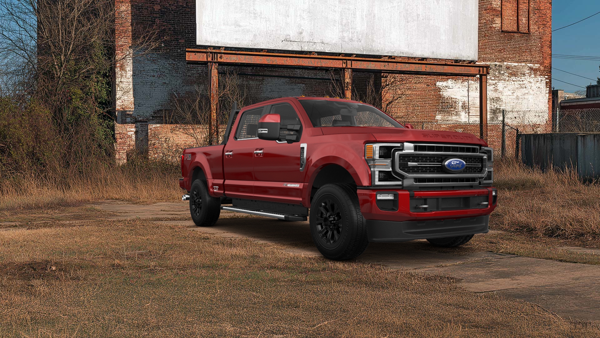 Ford F-250 4 Door pickup truck 2021 tuning