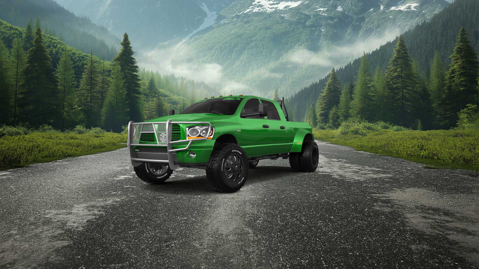 Dodge Ram 3500 Dually 4 Door pickup truck 2007