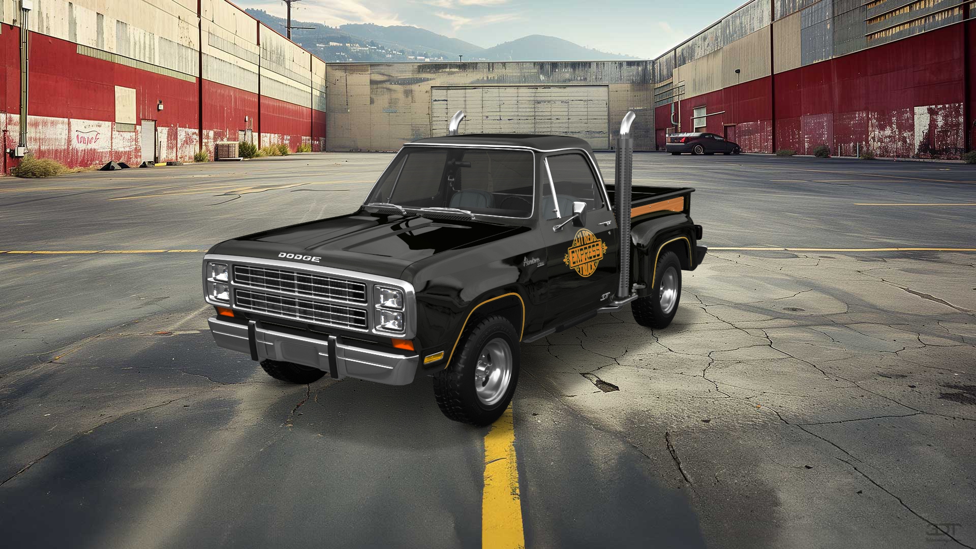 Dodge Lil Red Express 2 Door pickup truck 1979