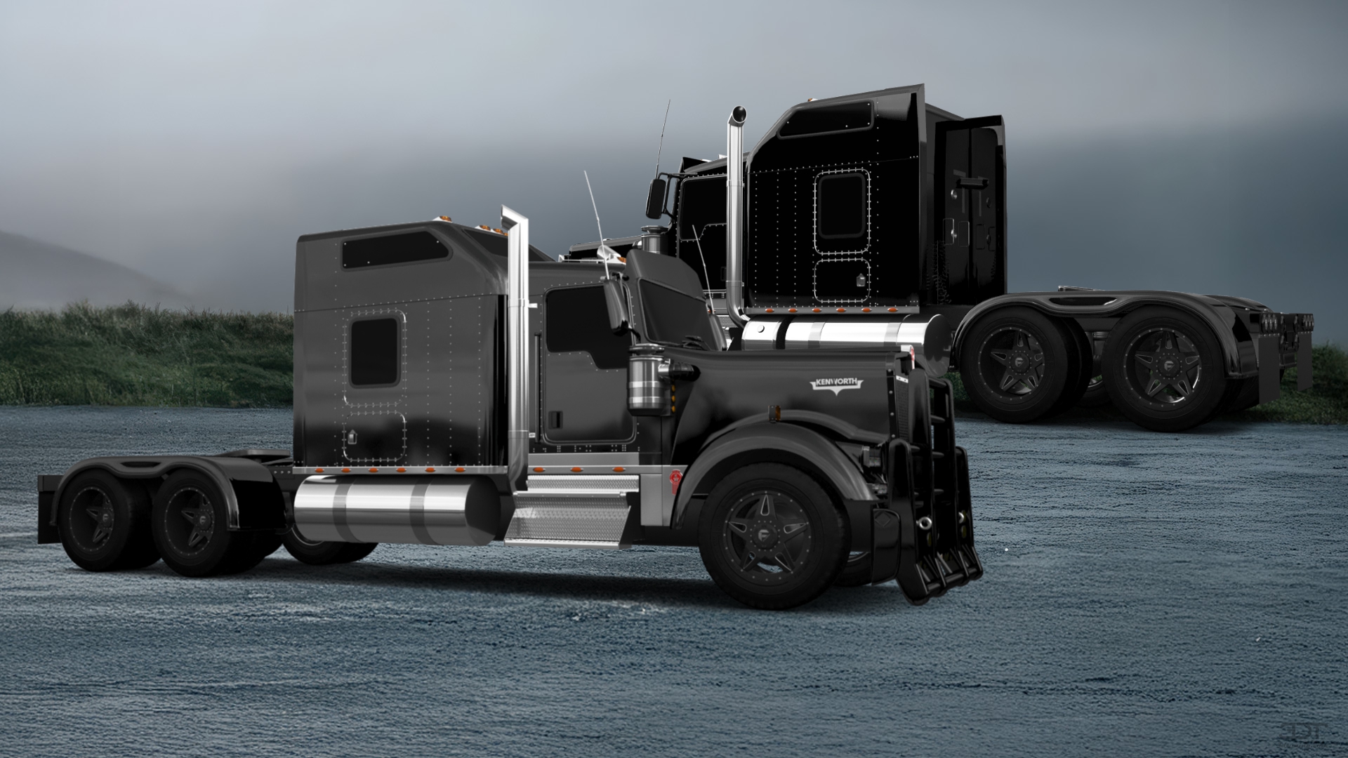 Kenworth W900 Sleeper Cab Truck 2015