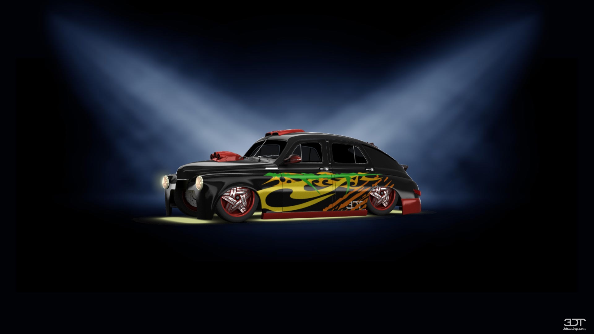 GAZ M20 Pobeda Fastback 1950 tuning