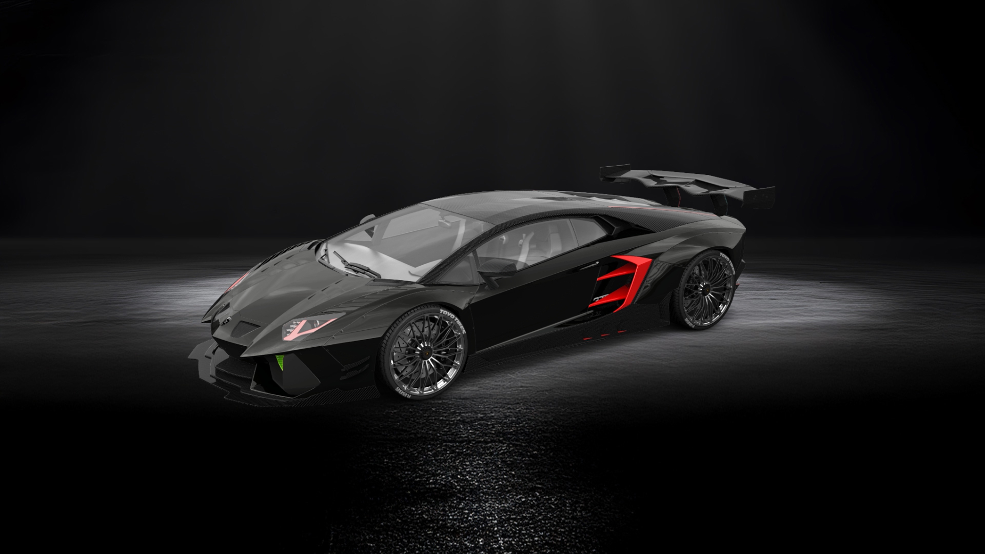 Lamborghini Aventador 2 Door Coupe 2012 tuning