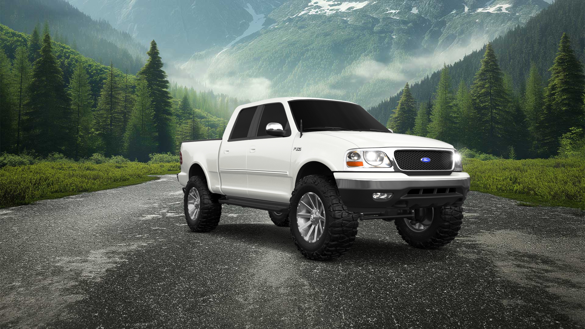Ford F-150 SuperCrew 4 Door pickup truck 1997 tuning