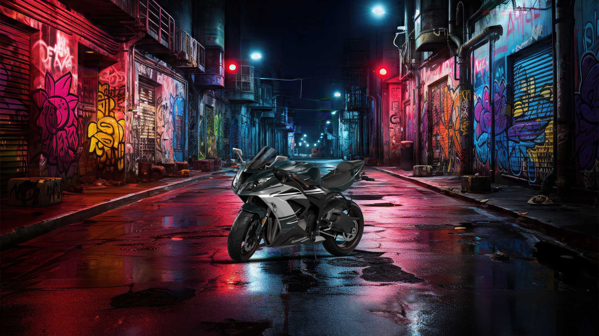 Kawasaki Ninja ZX 6R Sport Bike 2015 tuning