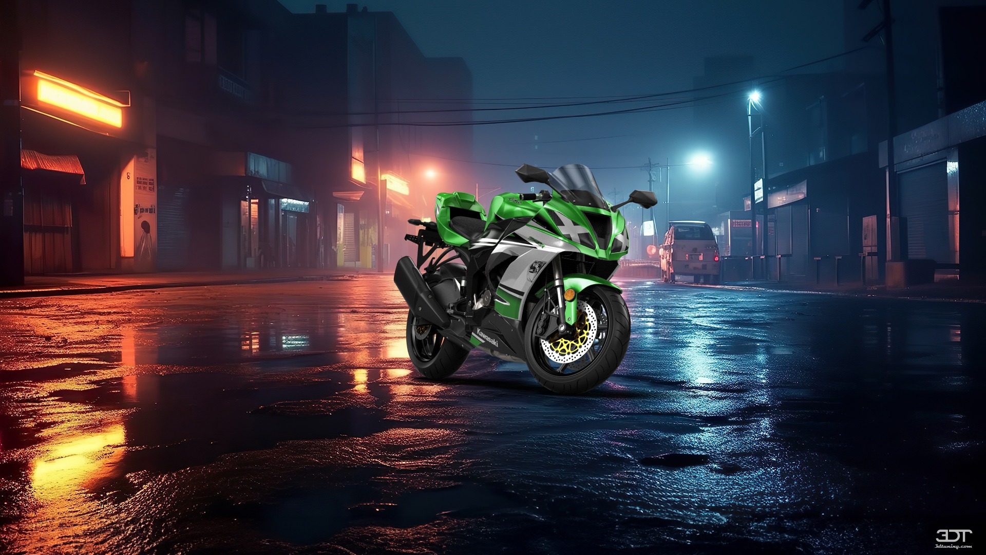 Kawasaki Ninja ZX 6R Sport Bike 2015 tuning