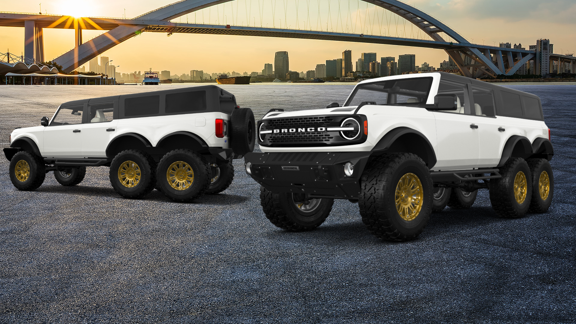 Ford Bronco 6X6 4 Door pickup truck 2021 tuning